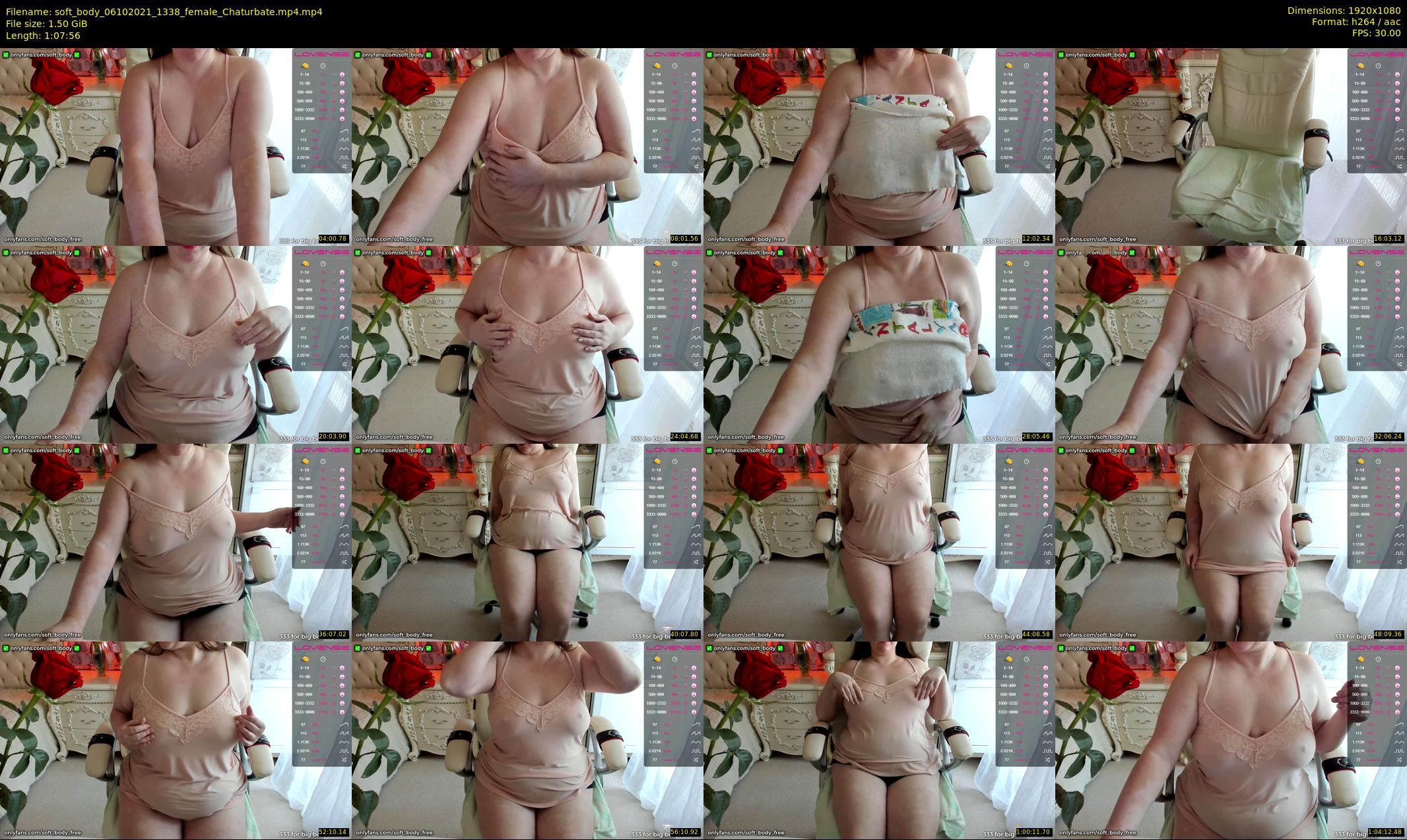 soft_body — 68 minute Chaturbate female cam show recording, 1080p, Oct 6, 2021