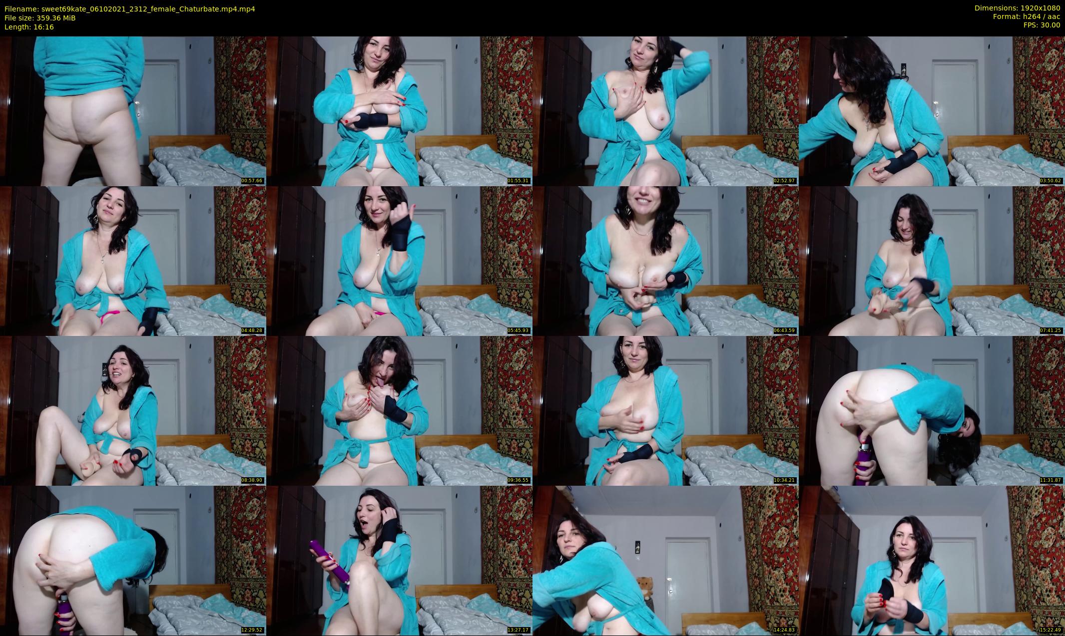 sweet69kate — 17 minute Chaturbate female cam show recording, 1080p, Oct 6, 2021