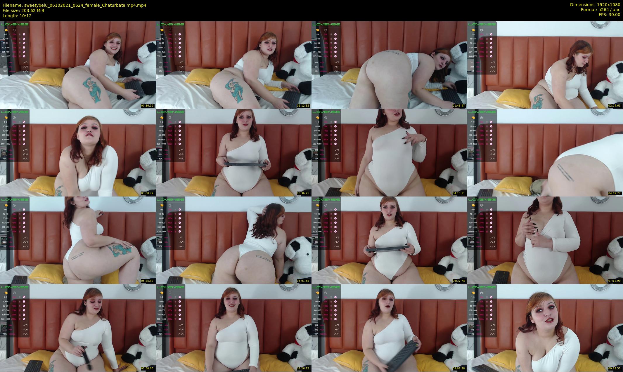 sweetybelu — 11 minute Chaturbate female cam show recording, 1080p, Oct 6, 2021