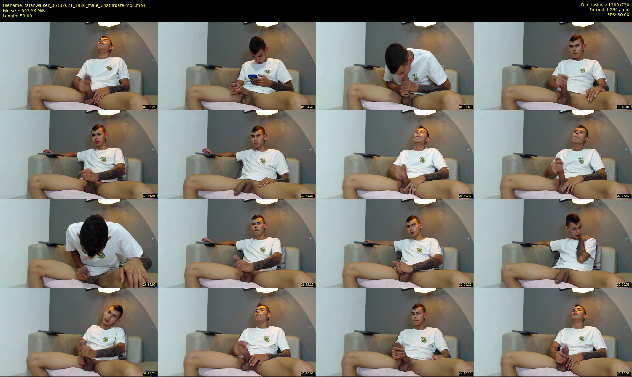 tatanwalker — 50 minute Chaturbate male cam show recording, 720p, Oct 6, 2021