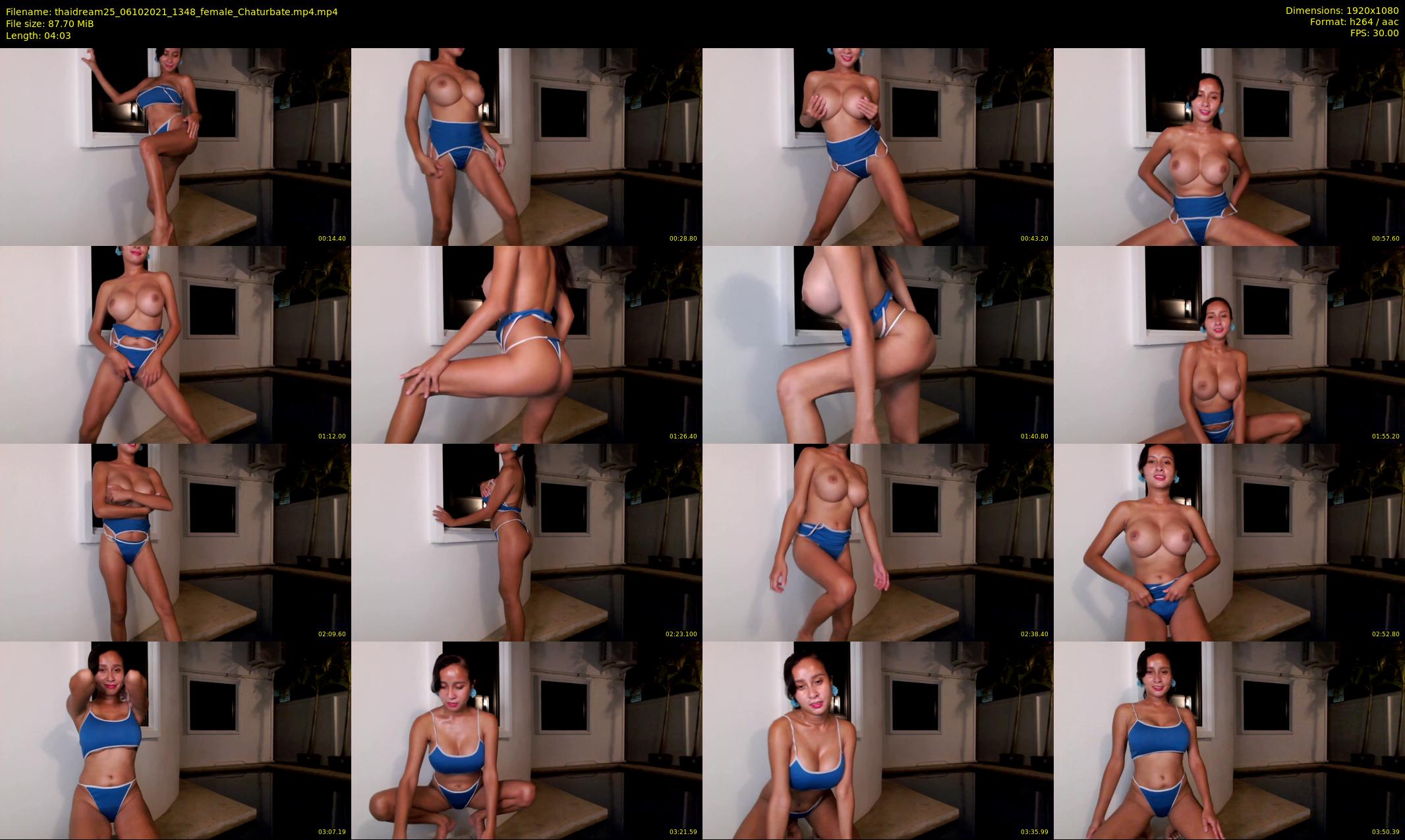thaidream25 — 5 minute Chaturbate female cam show recording, 1080p, Oct 6, 2021