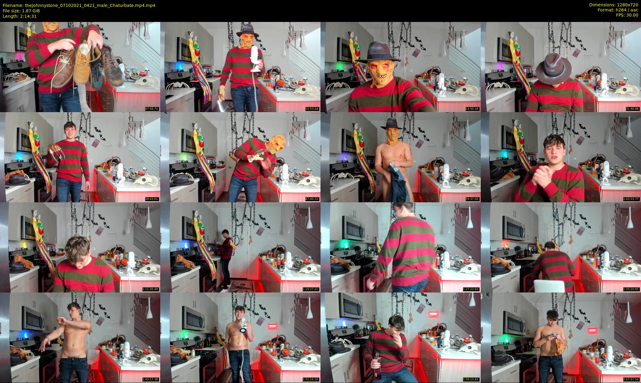 thejohnnystone — 135 minute Chaturbate male cam show recording, 720p, Oct 7, 2021