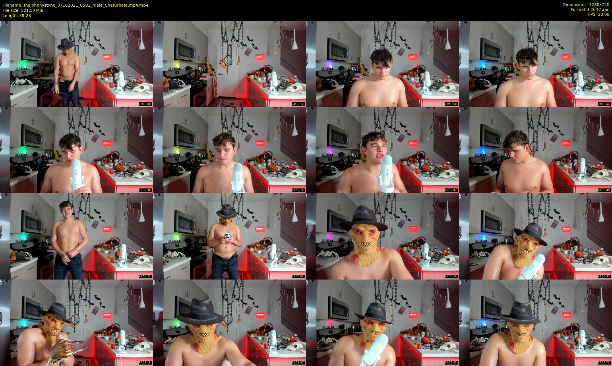 thejohnnystone — 40 minute Chaturbate male cam show recording, 720p, Oct 7, 2021
