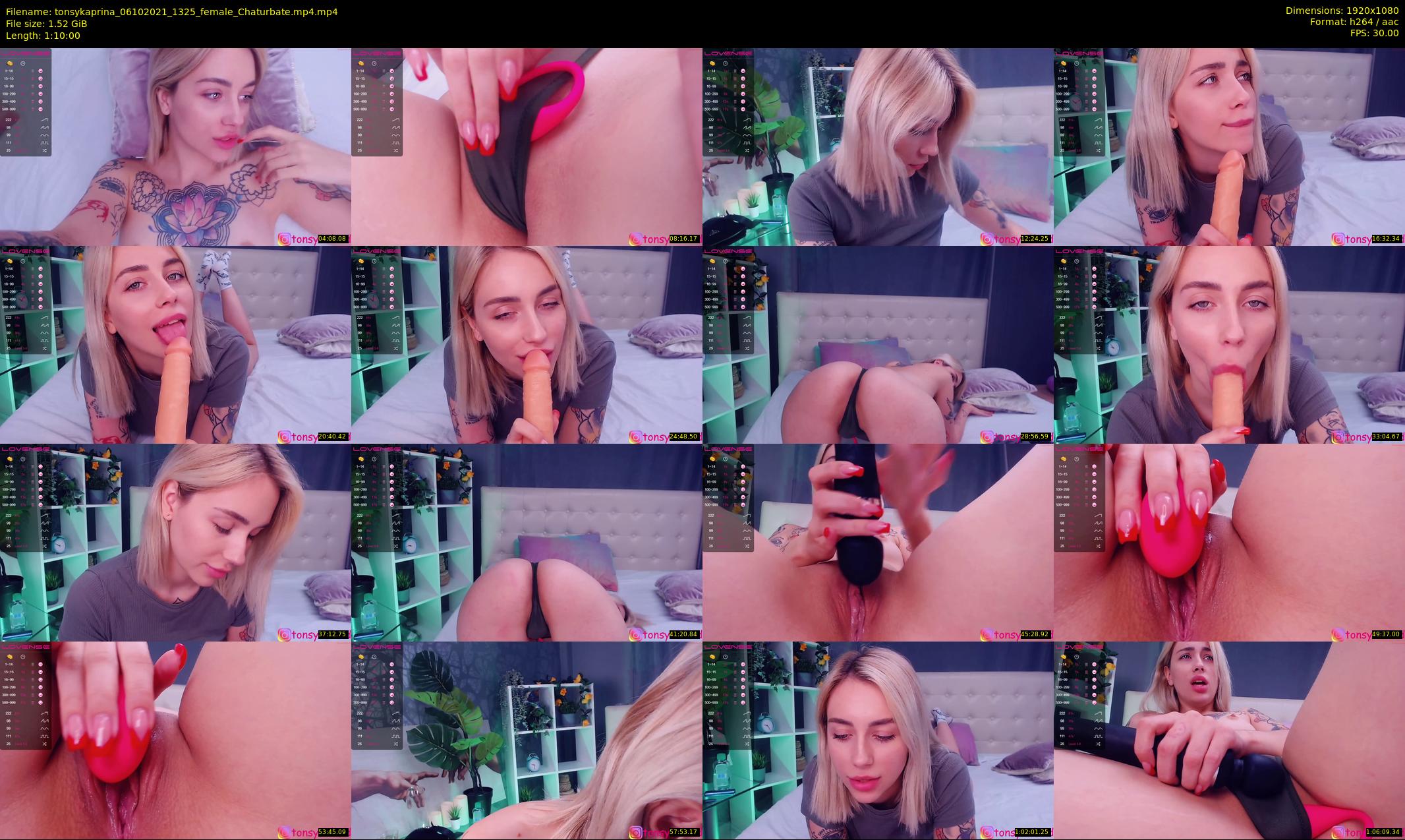 tonsykaprina — 70 minute Chaturbate couple cam show recording, 1080p, Oct 6, 2021