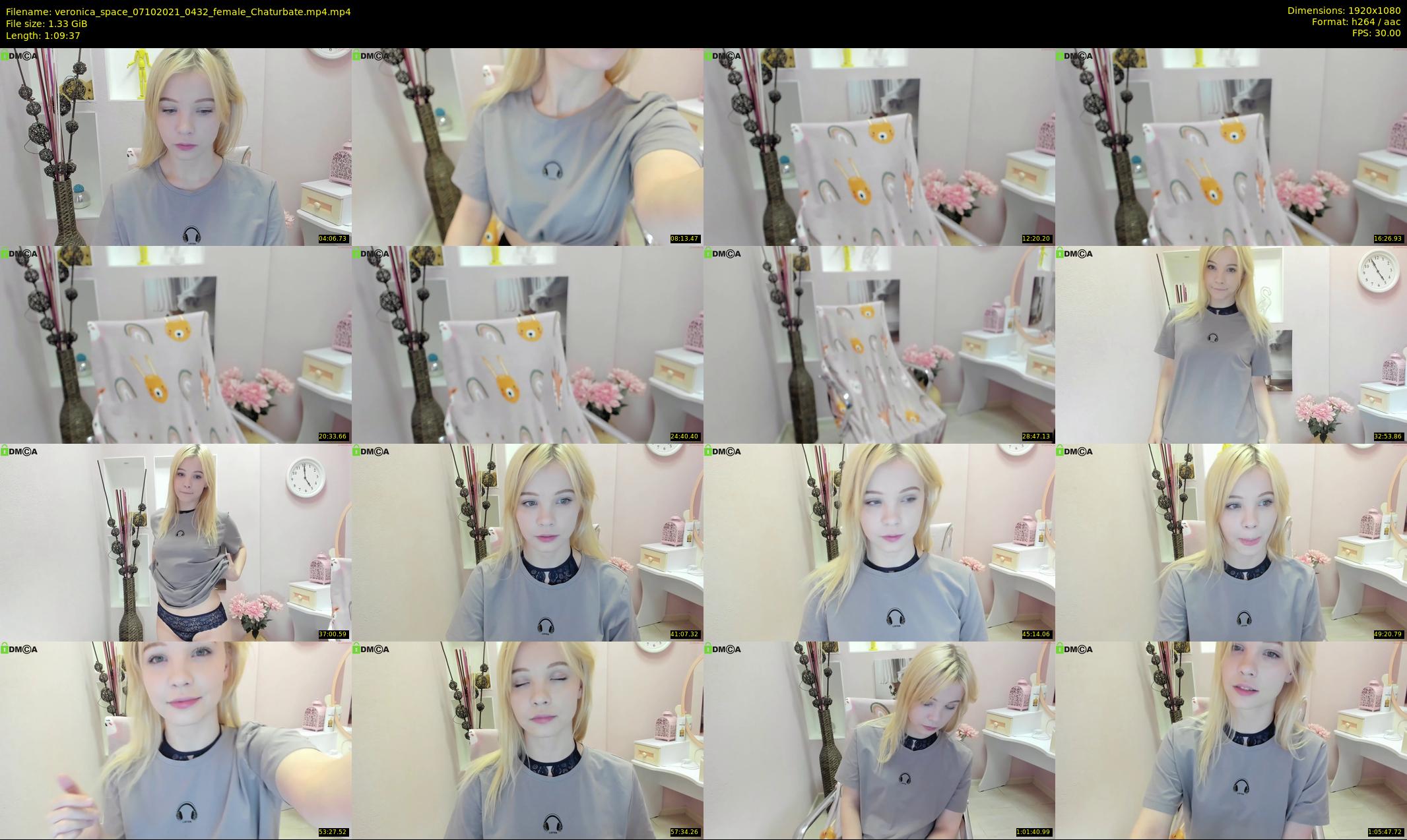 veronica_space — 70 minute Chaturbate female cam show recording, 1080p, Oct 7, 2021