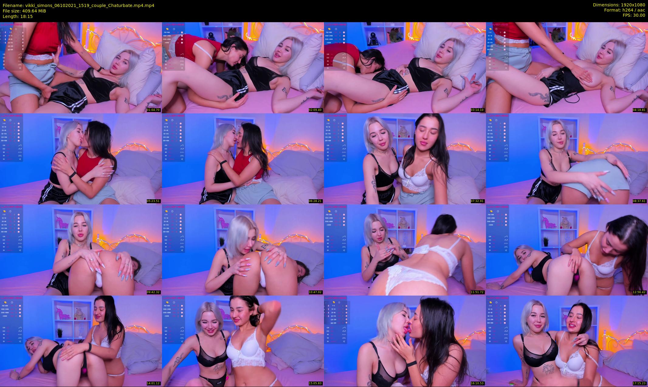 vikki_simons — 19 minute Chaturbate couple cam show recording, 1080p, Oct 6, 2021