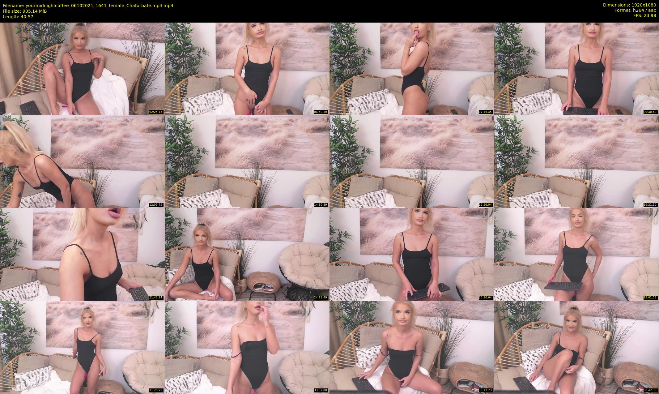 yourmidnightcoffee — 41 minute Chaturbate female cam show recording, 1080p, Oct 6, 2021
