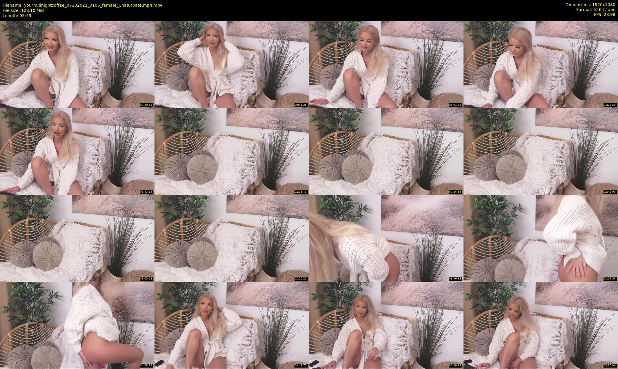 yourmidnightcoffee — 6 minute Chaturbate female cam show recording, 1080p, Oct 7, 2021
