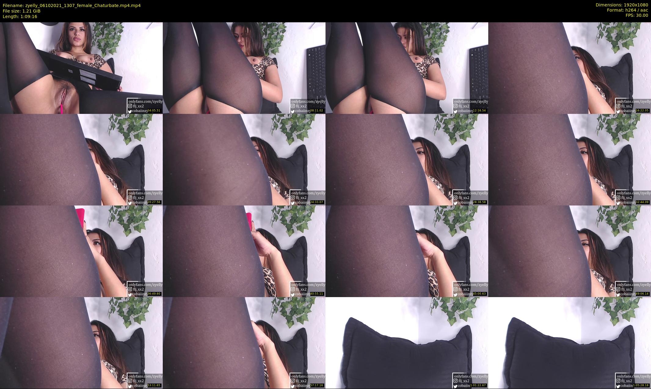 zyelly — 70 minute Chaturbate female cam show recording, 1080p, Oct 6, 2021