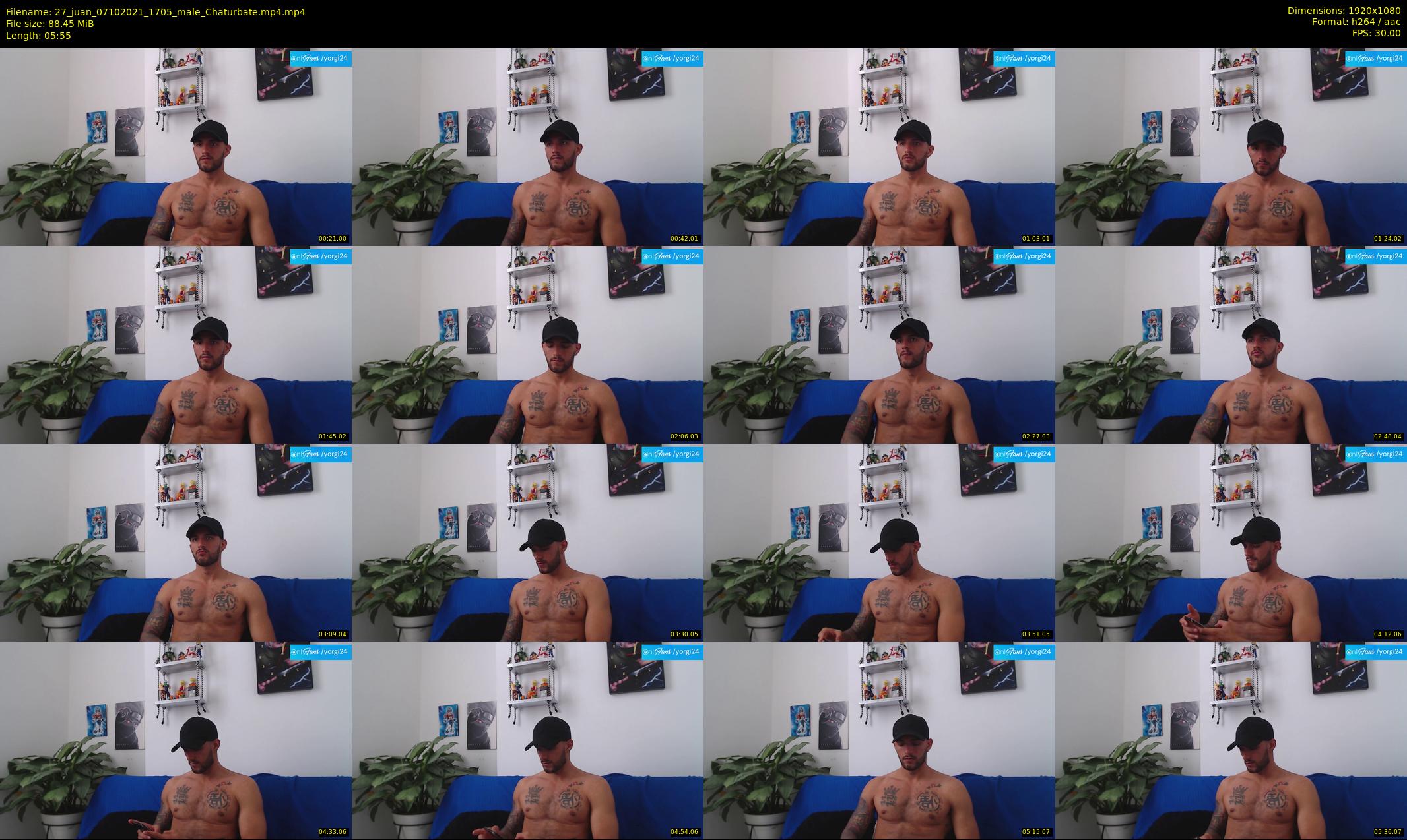 27_juan — 6 minute Chaturbate male cam show recording, 1080p, Oct 7, 2021