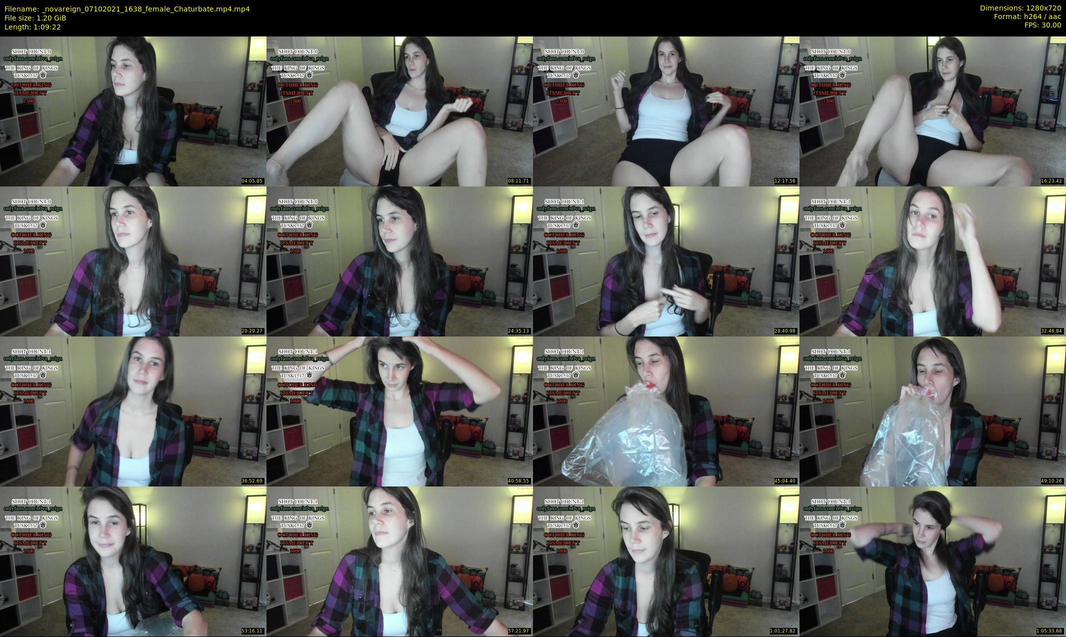 _novareign — 70 minute Chaturbate female cam show recording, 720p, Oct 7, 2021