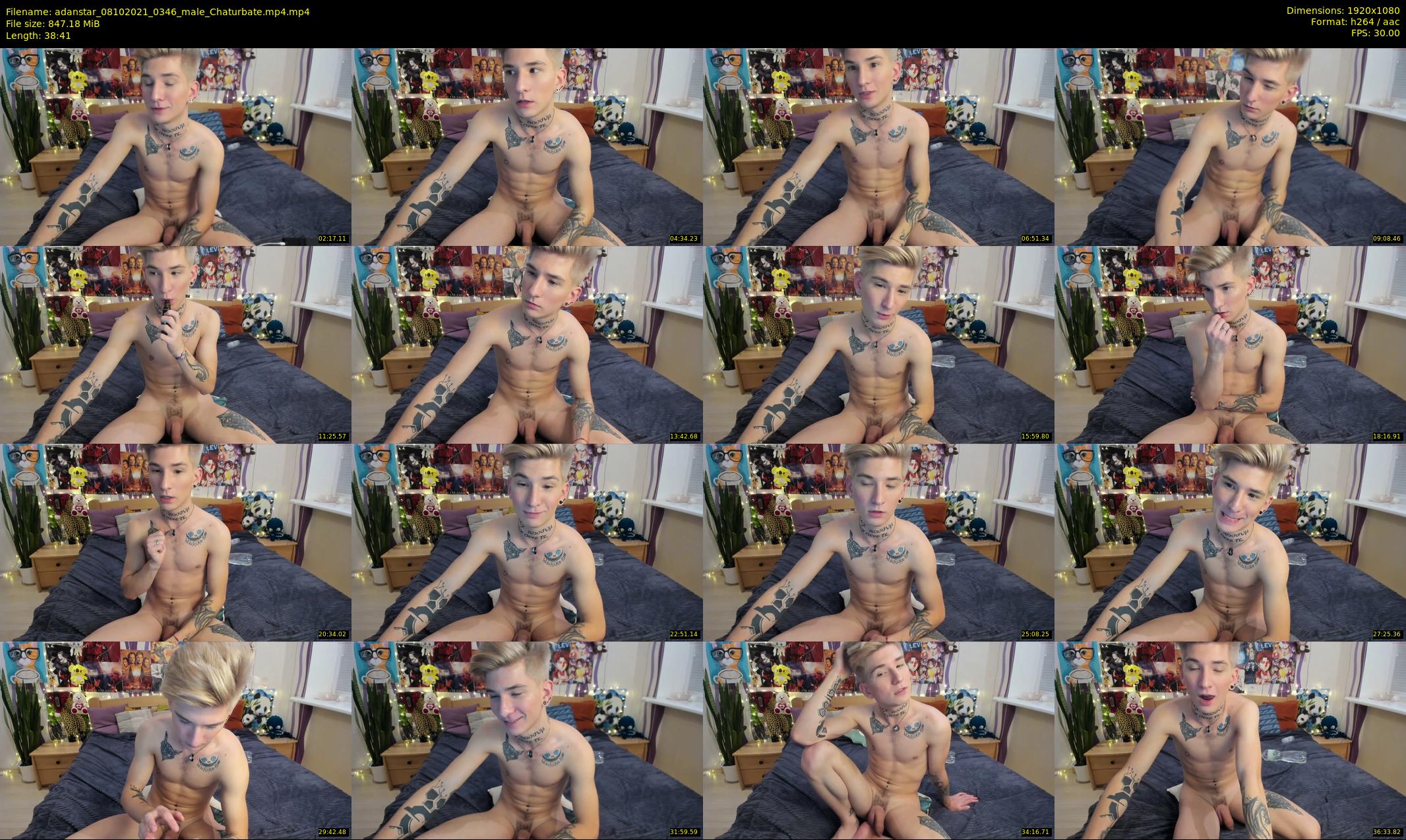 adanstar — 39 minute Chaturbate male cam show recording, 1080p, Oct 8, 2021