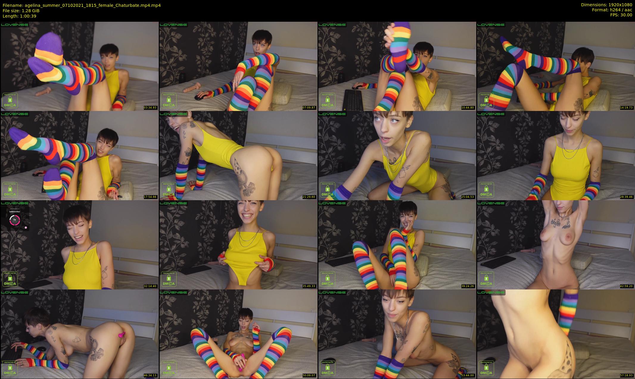 agelina_summer — 61 minute Chaturbate female cam show recording, 1080p, Oct 7, 2021