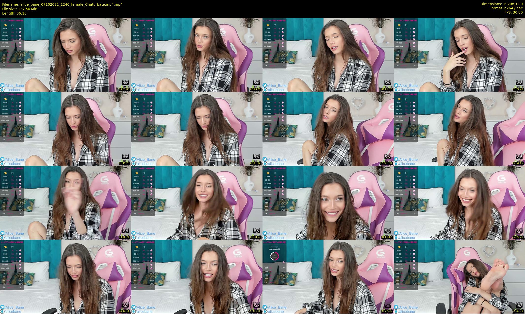 alice_bane — 7 minute Chaturbate female cam show recording, 1080p, Oct 7, 2021