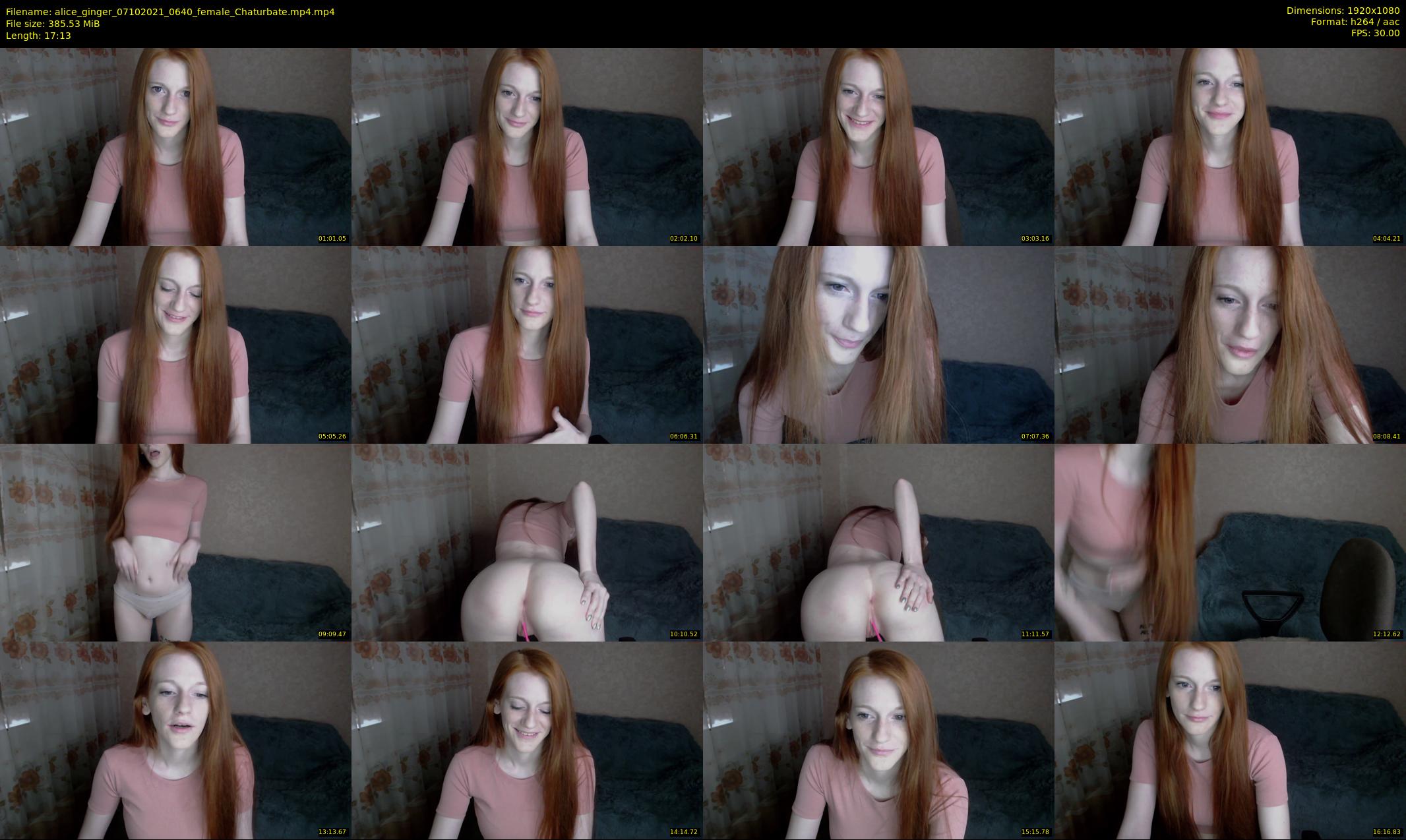 alice_ginger — 18 minute Chaturbate female cam show recording, 1080p, Oct 7, 2021