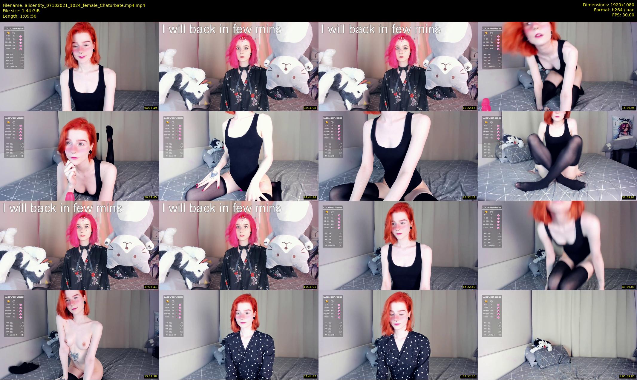 alicentity — 70 minute Chaturbate female cam show recording, 1080p, Oct 7, 2021