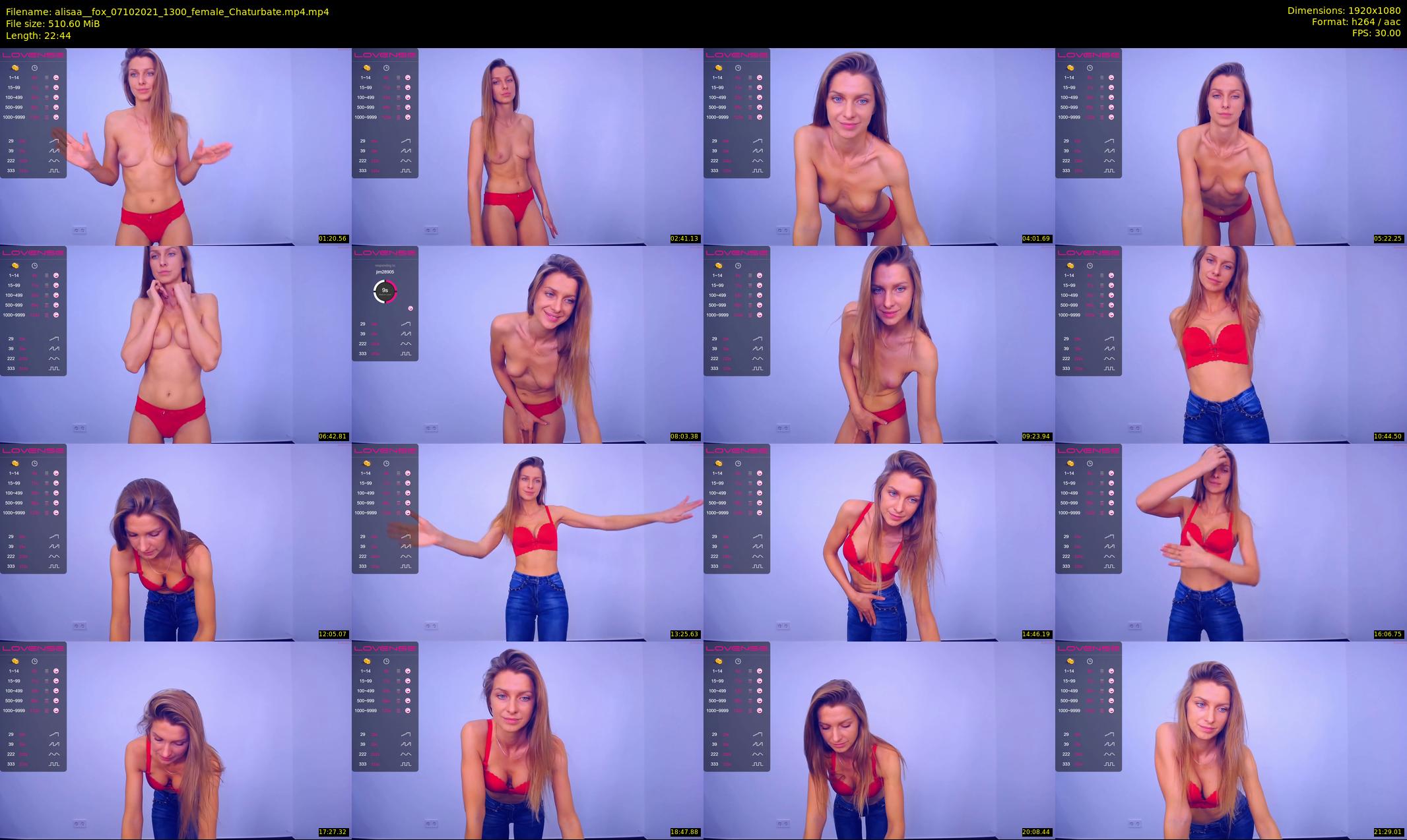 alisaa__fox — 23 minute Chaturbate female cam show recording, 1080p, Oct 7, 2021