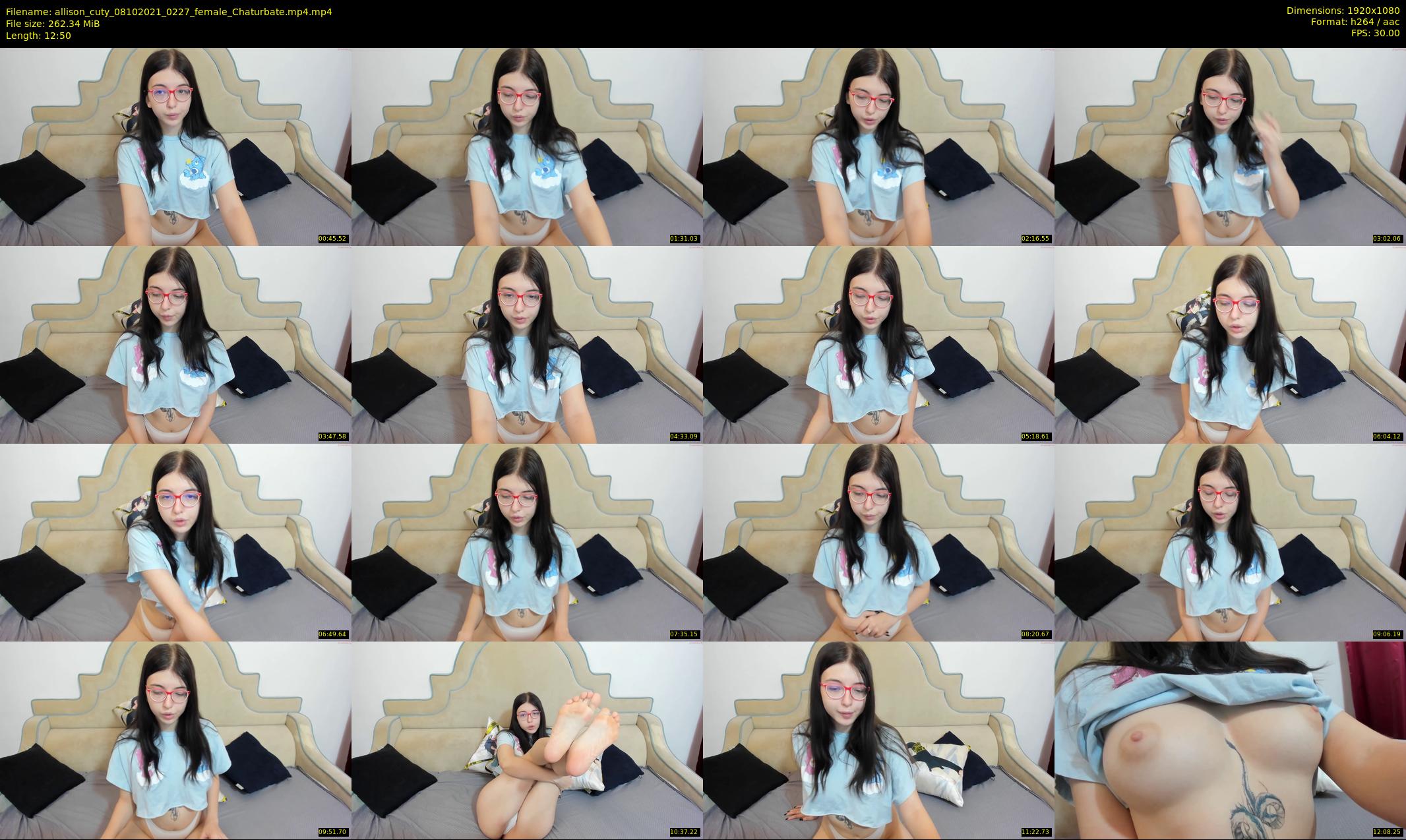 allison_cuty — 13 minute Chaturbate female cam show recording, 1080p, Oct 8, 2021