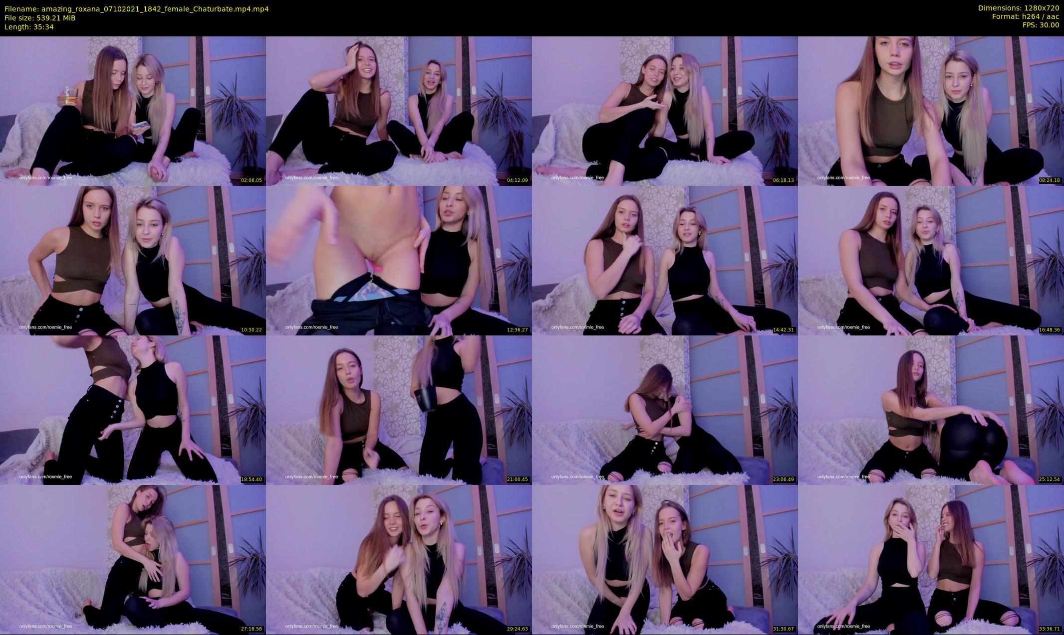 amazing_roxana — 36 minute Chaturbate female cam show recording, 720p, Oct 7, 2021