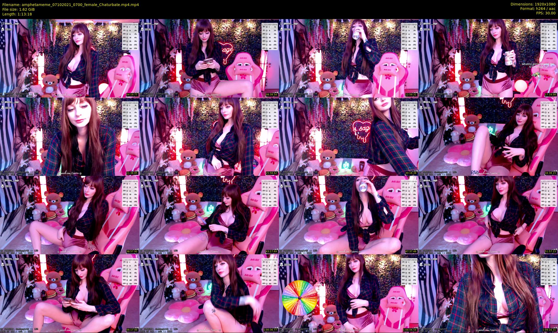 amphetameme — 74 minute Chaturbate female cam show recording, 1080p, Oct 7, 2021