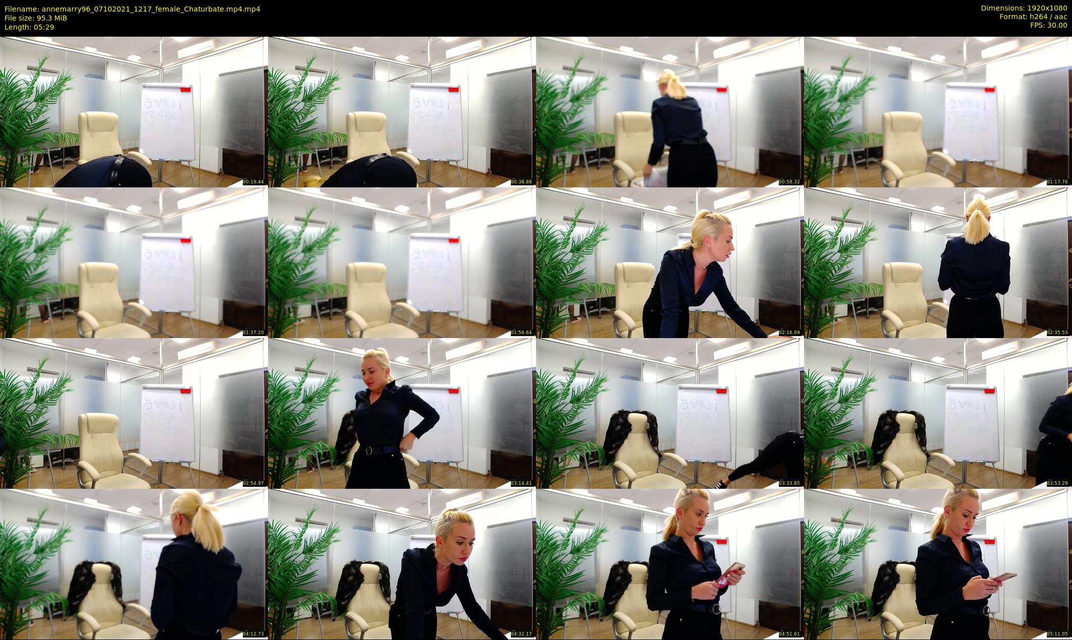 annemarry96 — 6 minute Chaturbate female cam show recording, 1080p, Oct 7, 2021