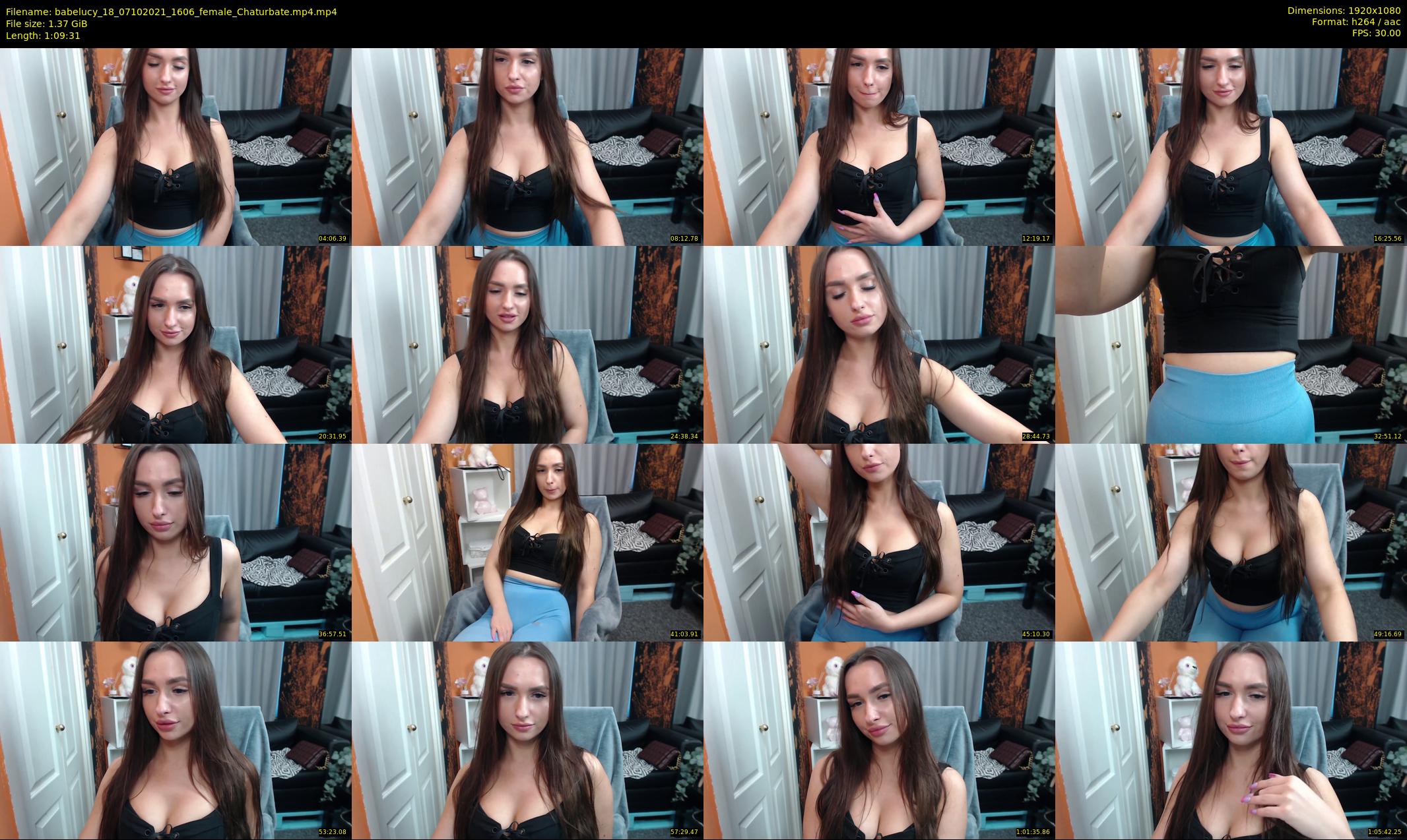 babelucy_18 — 70 minute Chaturbate female cam show recording, 1080p, Oct 7, 2021