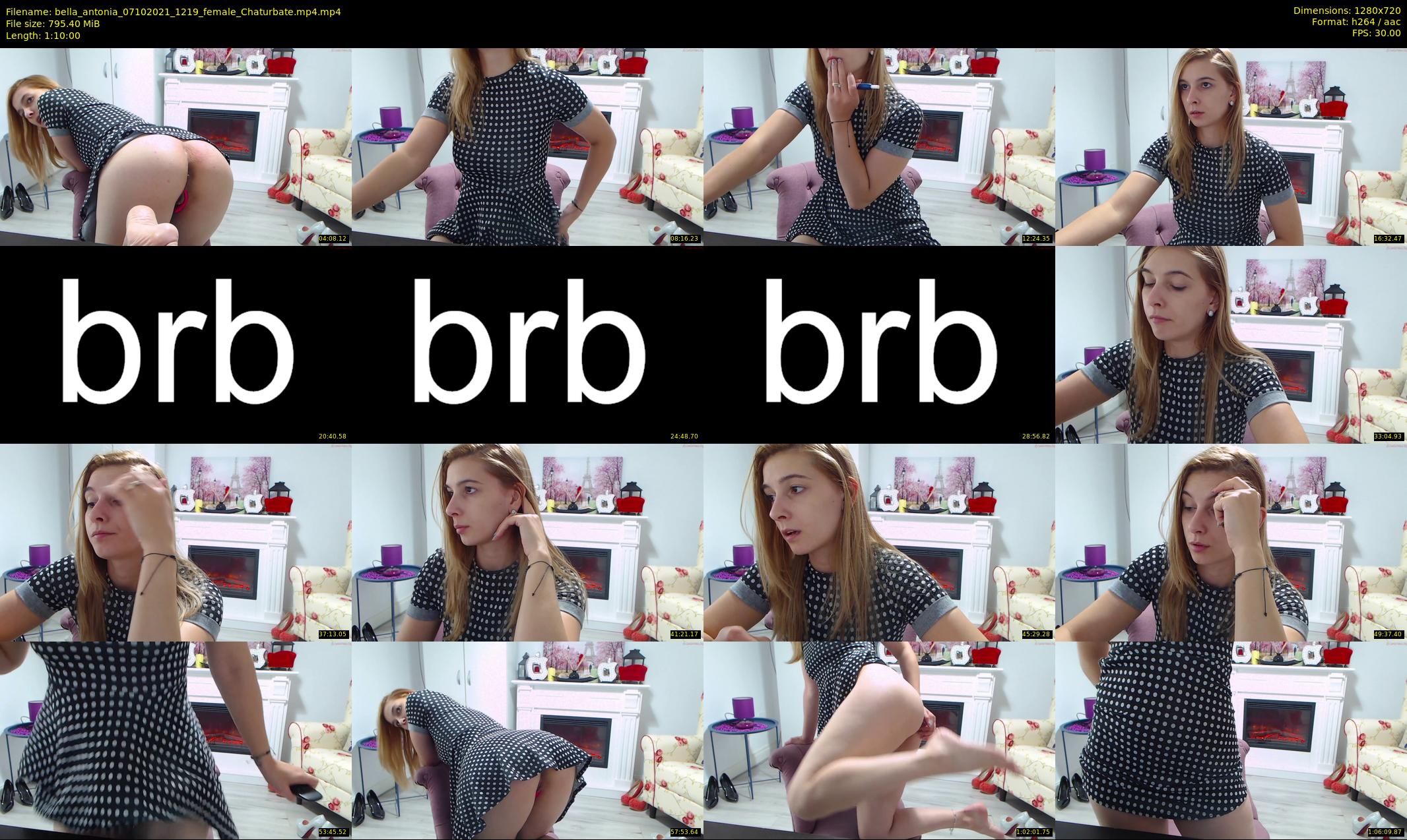 bella_antonia — 70 minute Chaturbate female cam show recording, 720p, Oct 7, 2021
