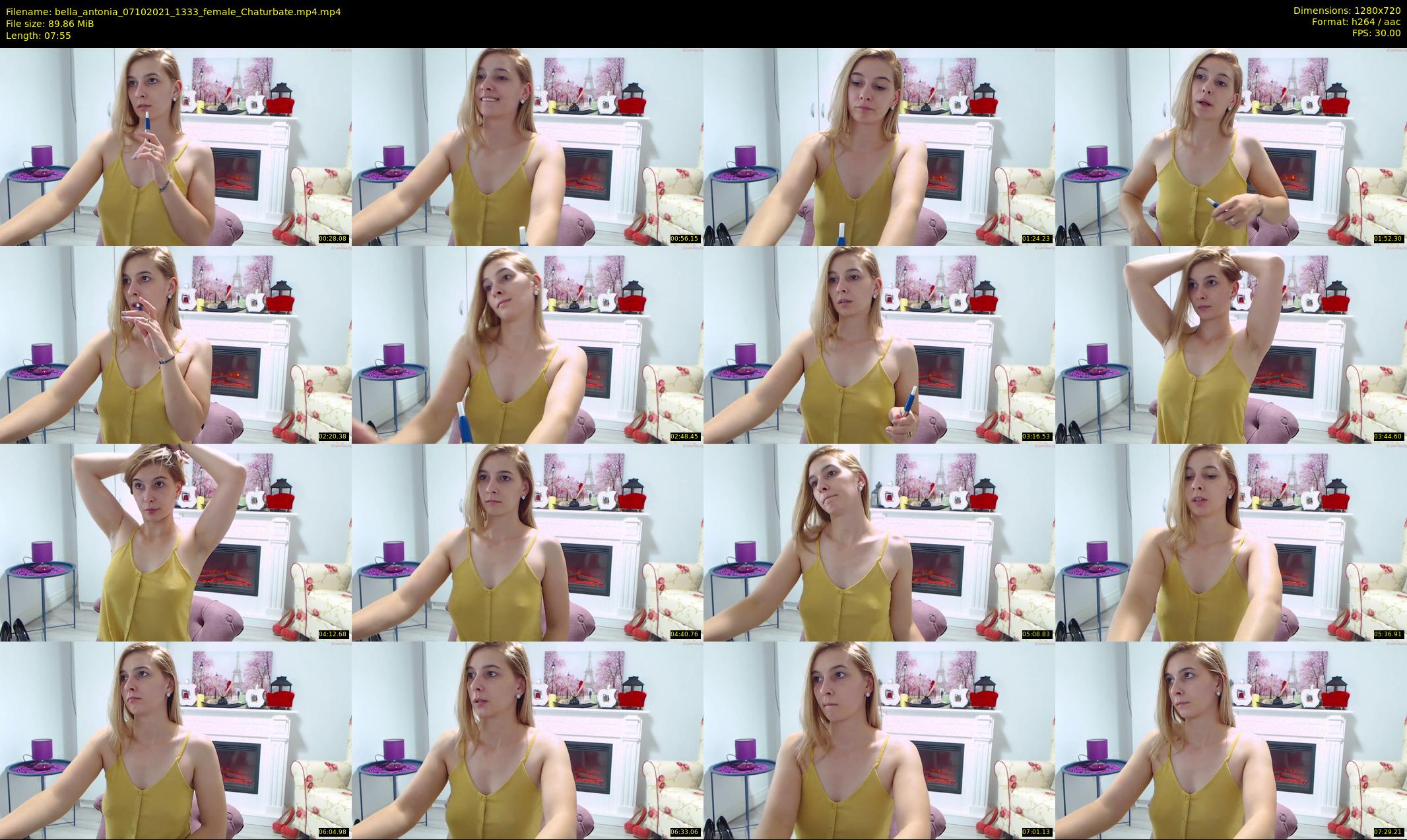 bella_antonia — 8 minute Chaturbate female cam show recording, 720p, Oct 7, 2021