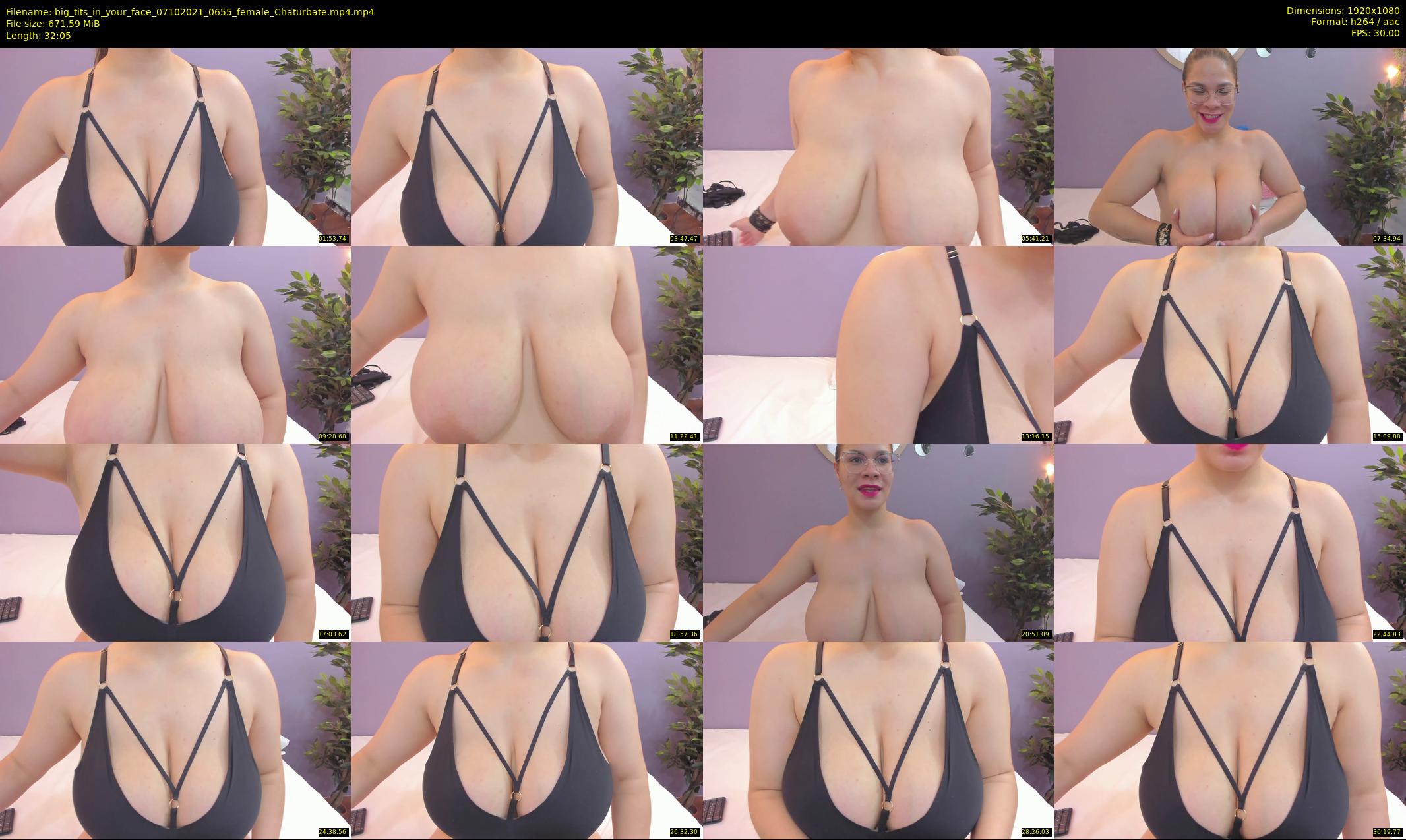 big_tits_in_your_face — 33 minute Chaturbate female cam show recording, 1080p, Oct 7, 2021
