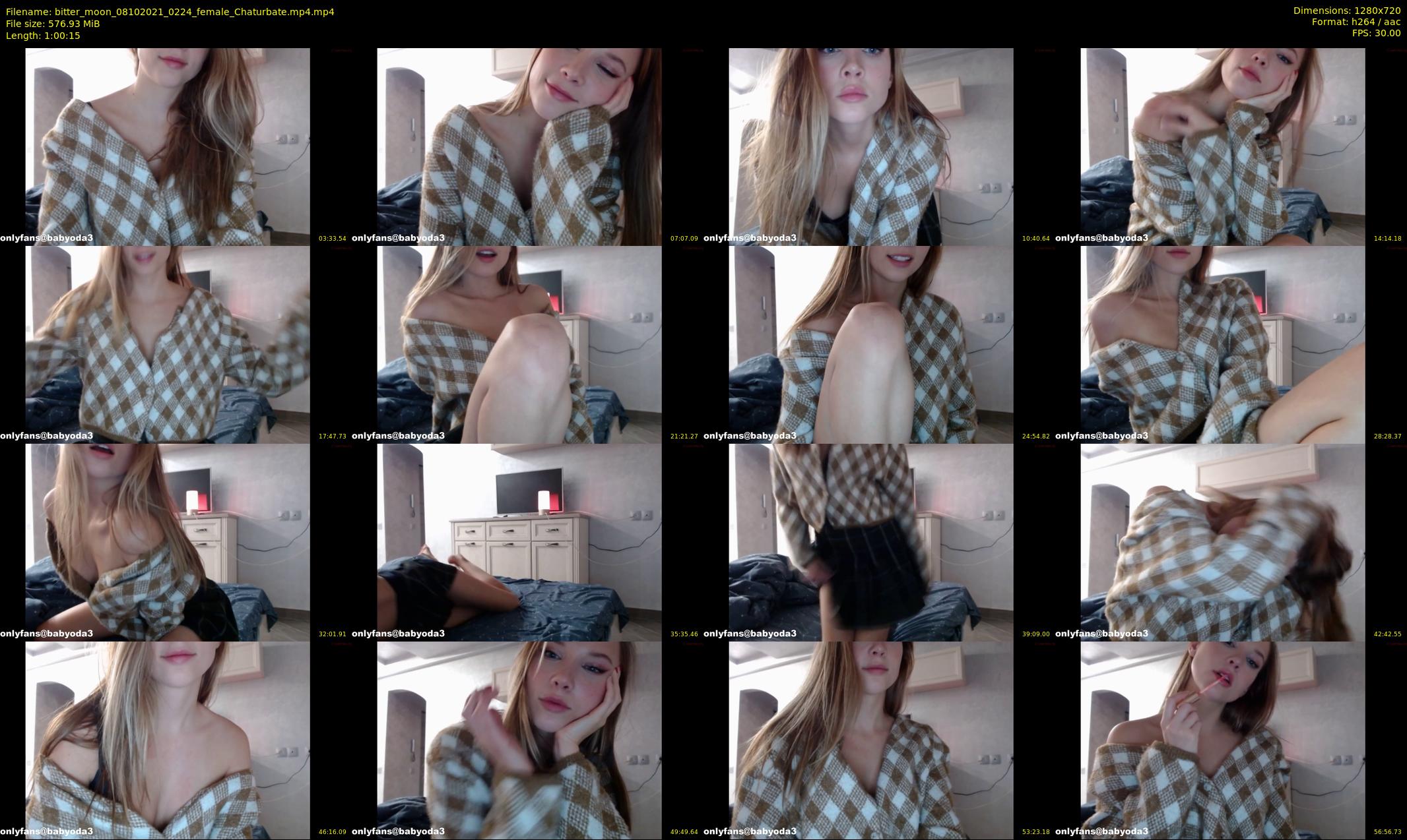 bitter_moon — 61 minute Chaturbate female cam show recording, 720p, Oct 8, 2021