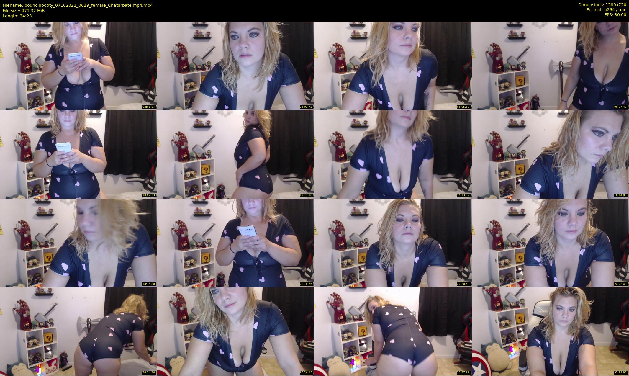 bouncinbooty — 35 minute Chaturbate female cam show recording, 720p, Oct 7, 2021