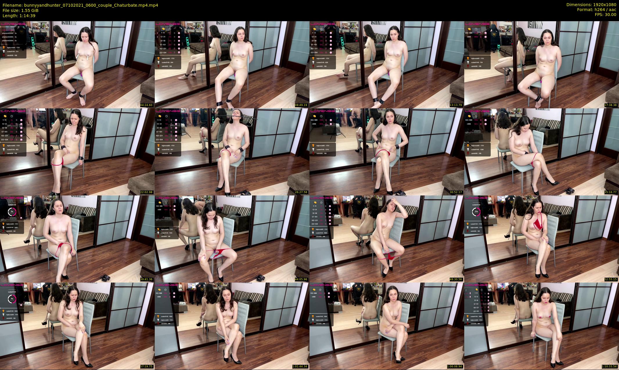 bunnyyandhunter — 75 minute Chaturbate couple cam show recording, 1080p, Oct 7, 2021