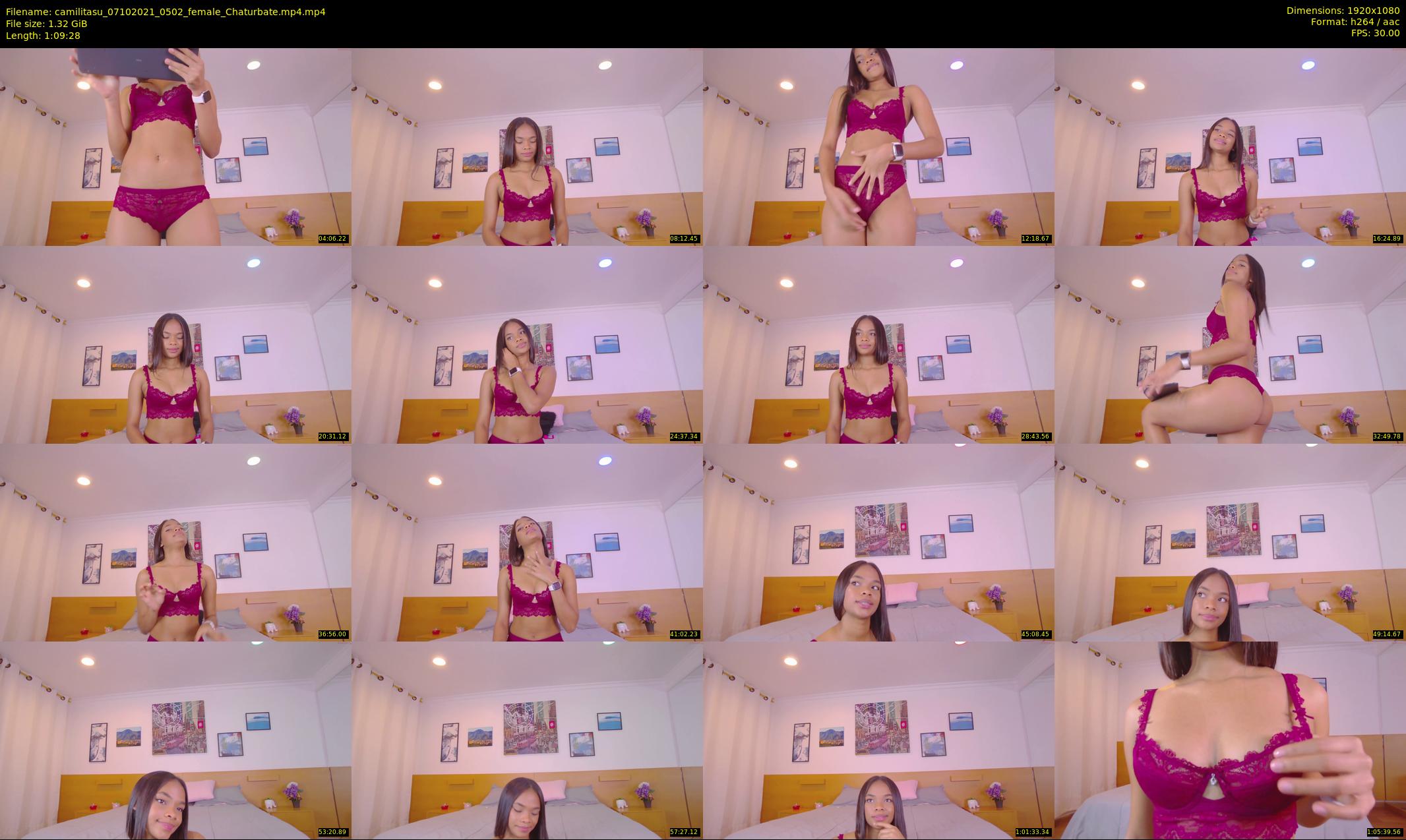camilitasu — 70 minute Chaturbate female cam show recording, 1080p, Oct 7, 2021