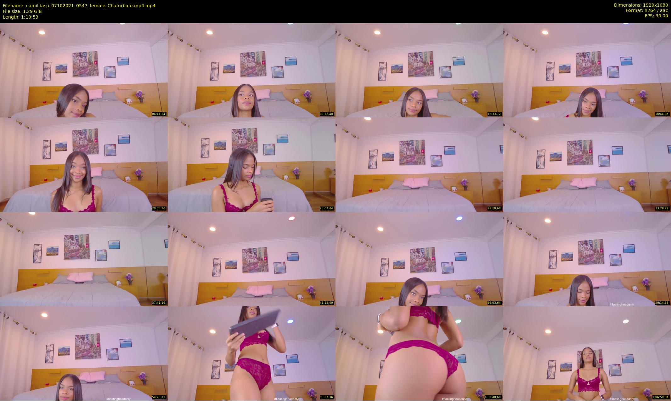 camilitasu — 71 minute Chaturbate female cam show recording, 1080p, Oct 7, 2021