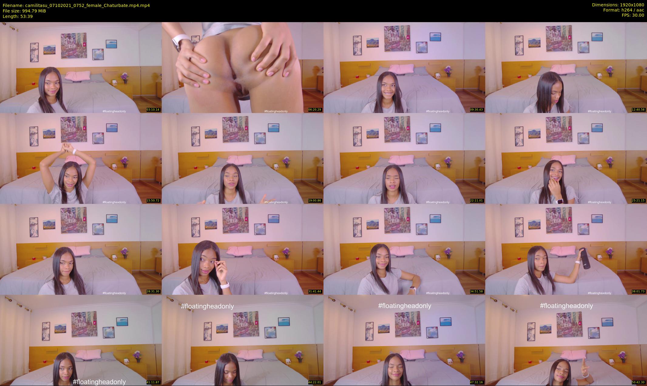 camilitasu — 54 minute Chaturbate female cam show recording, 1080p, Oct 7, 2021