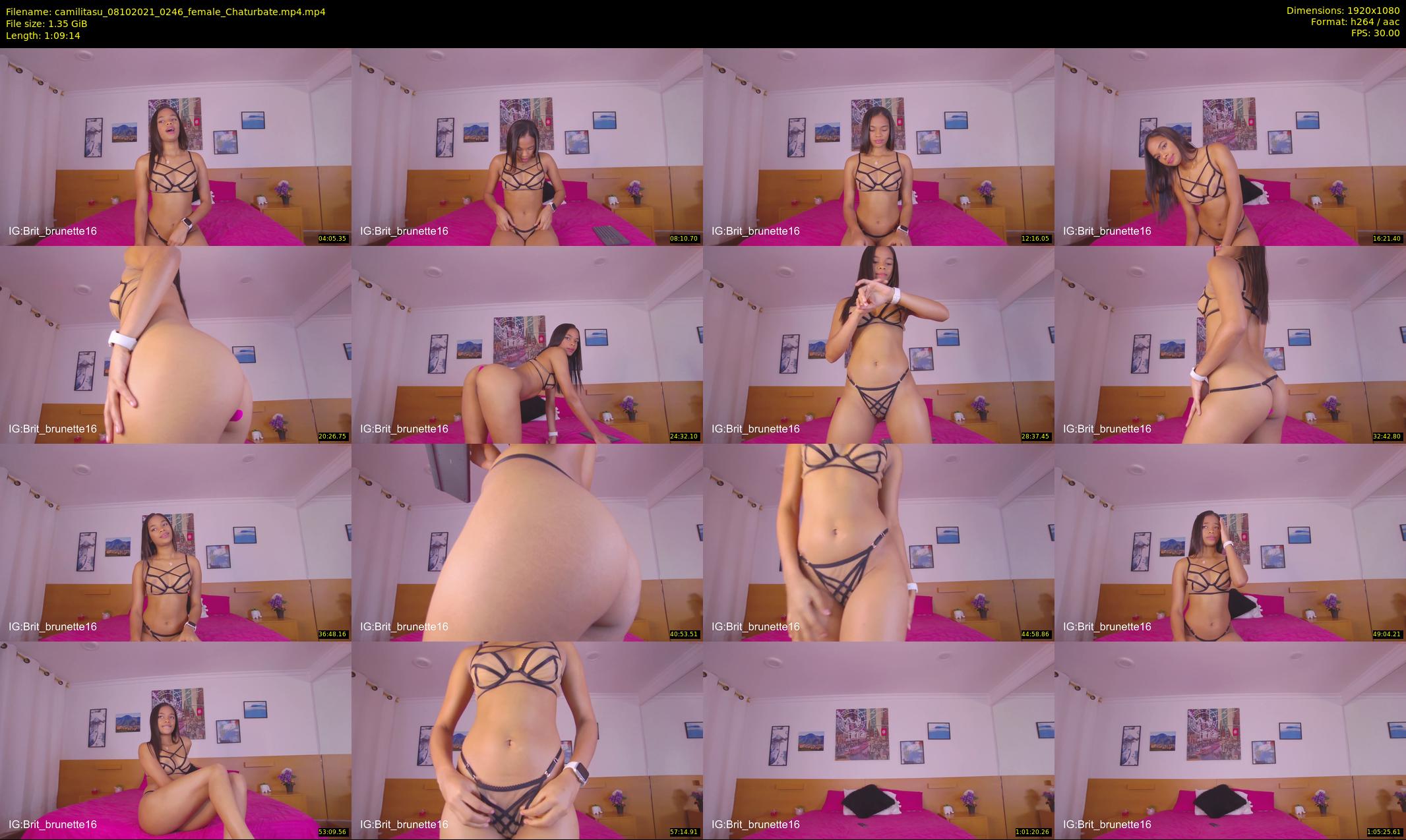 camilitasu — 70 minute Chaturbate female cam show recording, 1080p, Oct 8, 2021