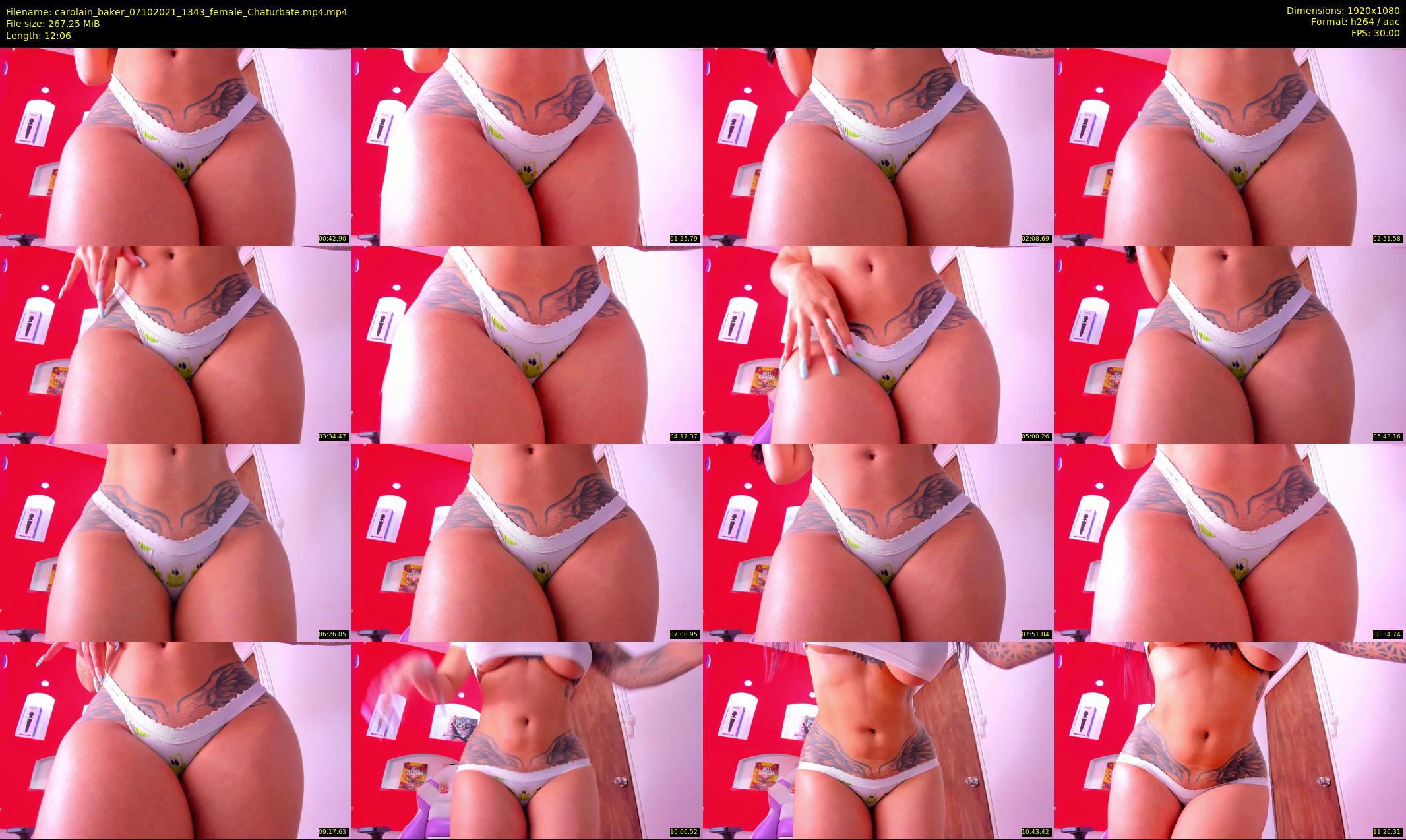 carolain_baker — 13 minute Chaturbate female cam show recording, 1080p, Oct 7, 2021