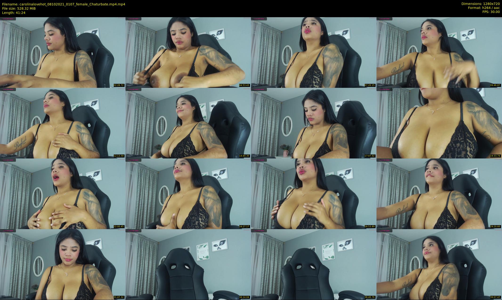 carolinalovehot — 42 minute Chaturbate female cam show recording, 720p, Oct 8, 2021
