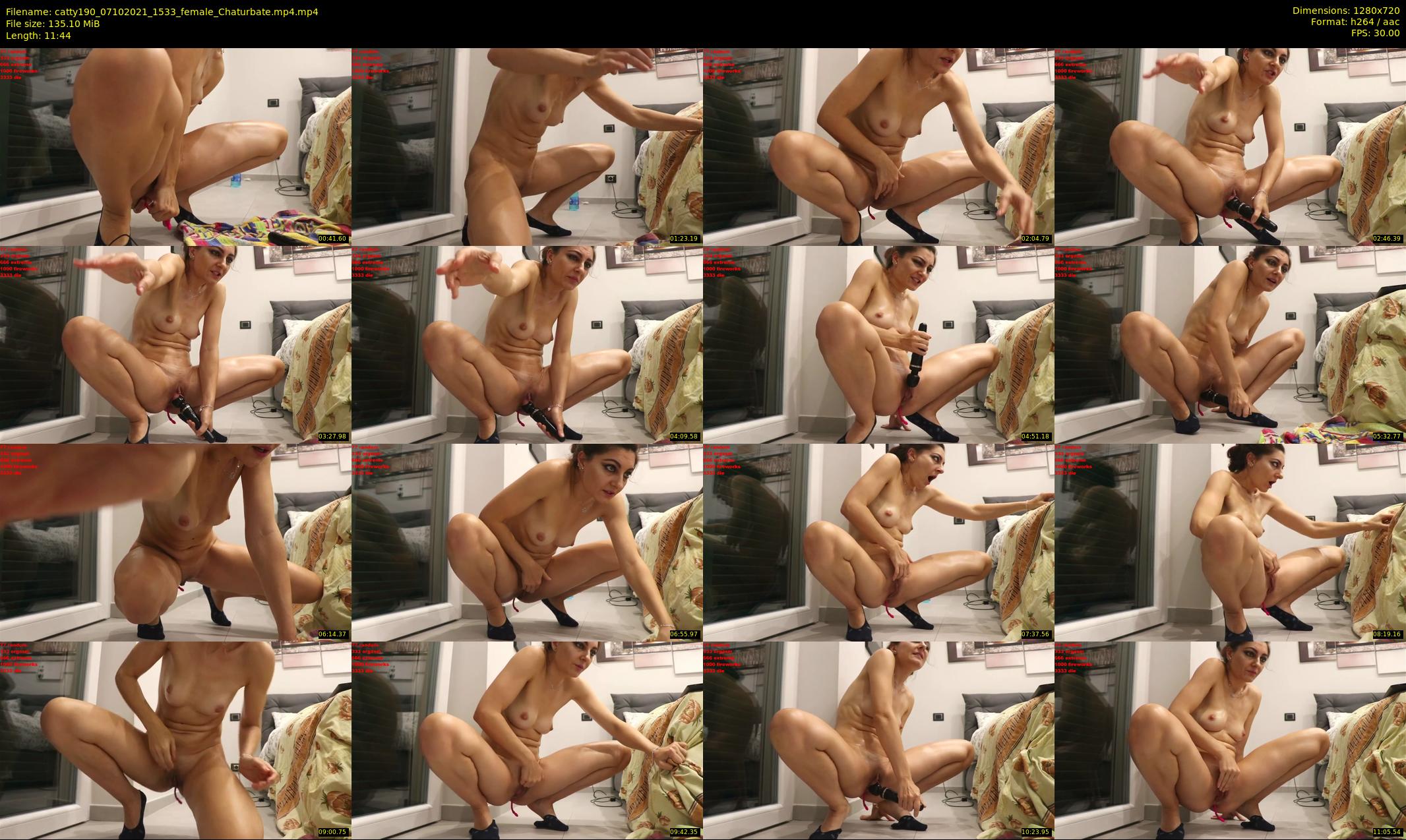 catty190 — 12 minute Chaturbate female cam show recording, 720p, Oct 7, 2021