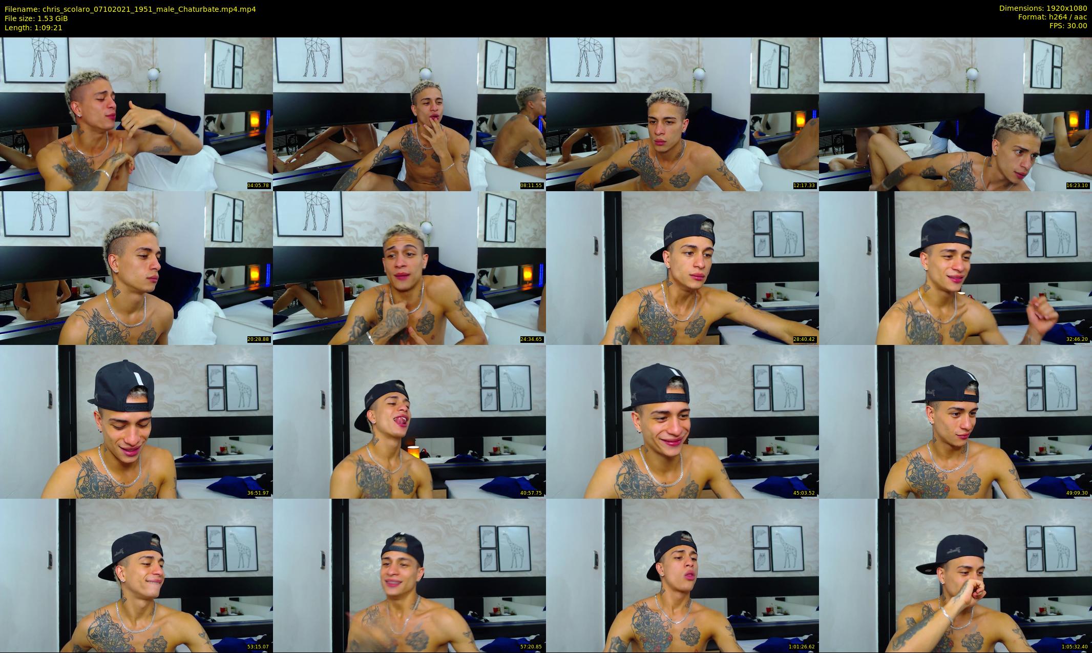 chris_scolaro — 70 minute Chaturbate male cam show recording, 1080p, Oct 7, 2021