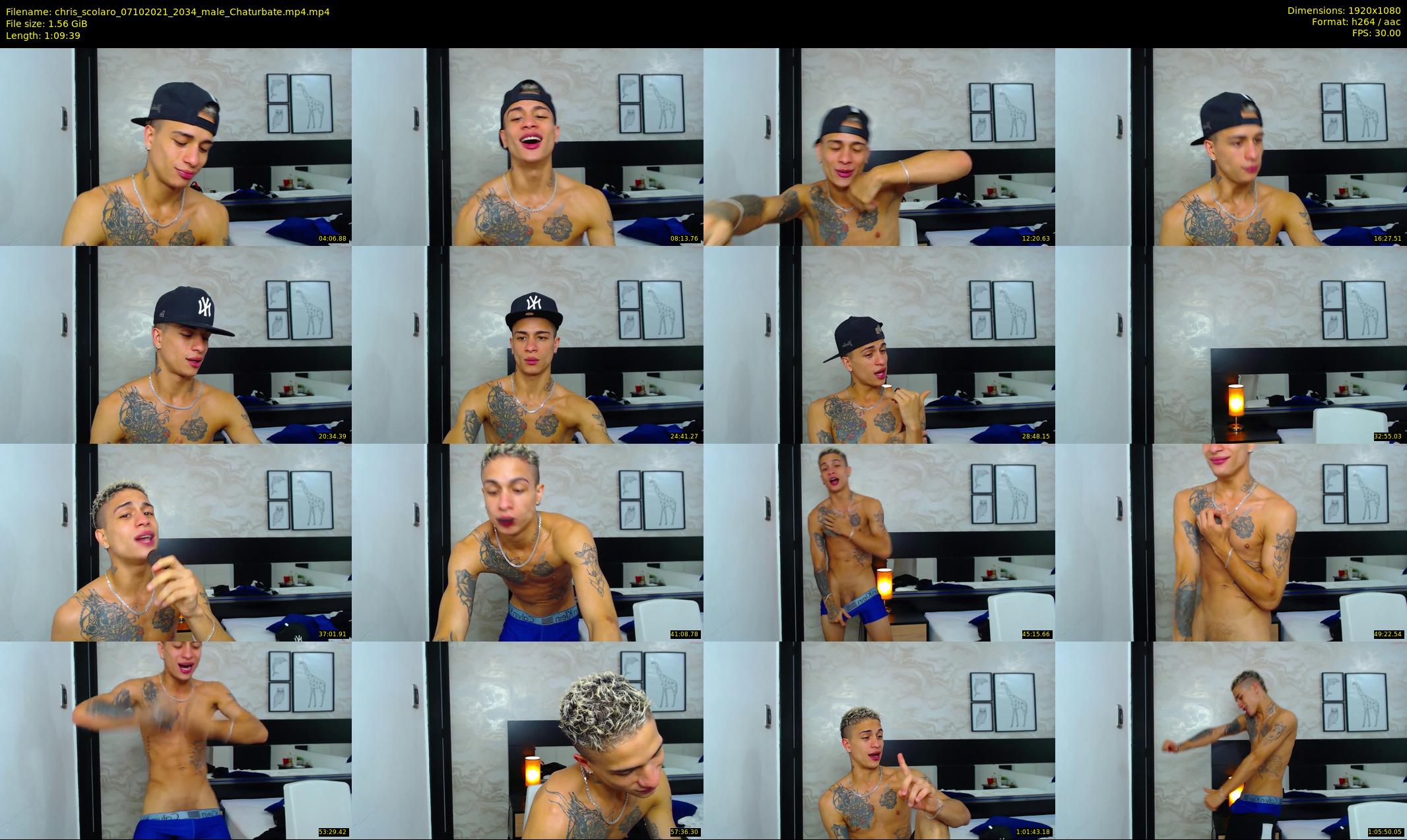 chris_scolaro — 70 minute Chaturbate male cam show recording, 1080p, Oct 7, 2021