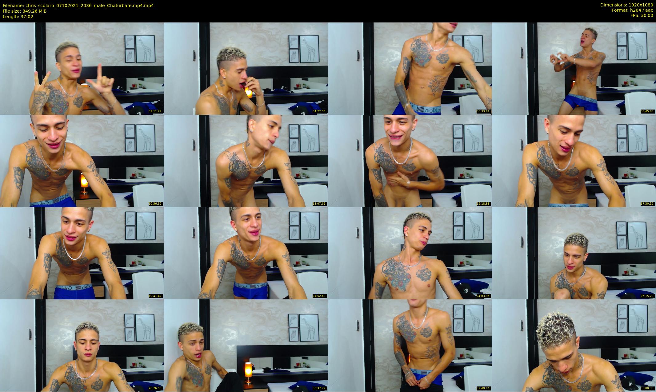 chris_scolaro — 38 minute Chaturbate male cam show recording, 1080p, Oct 7, 2021