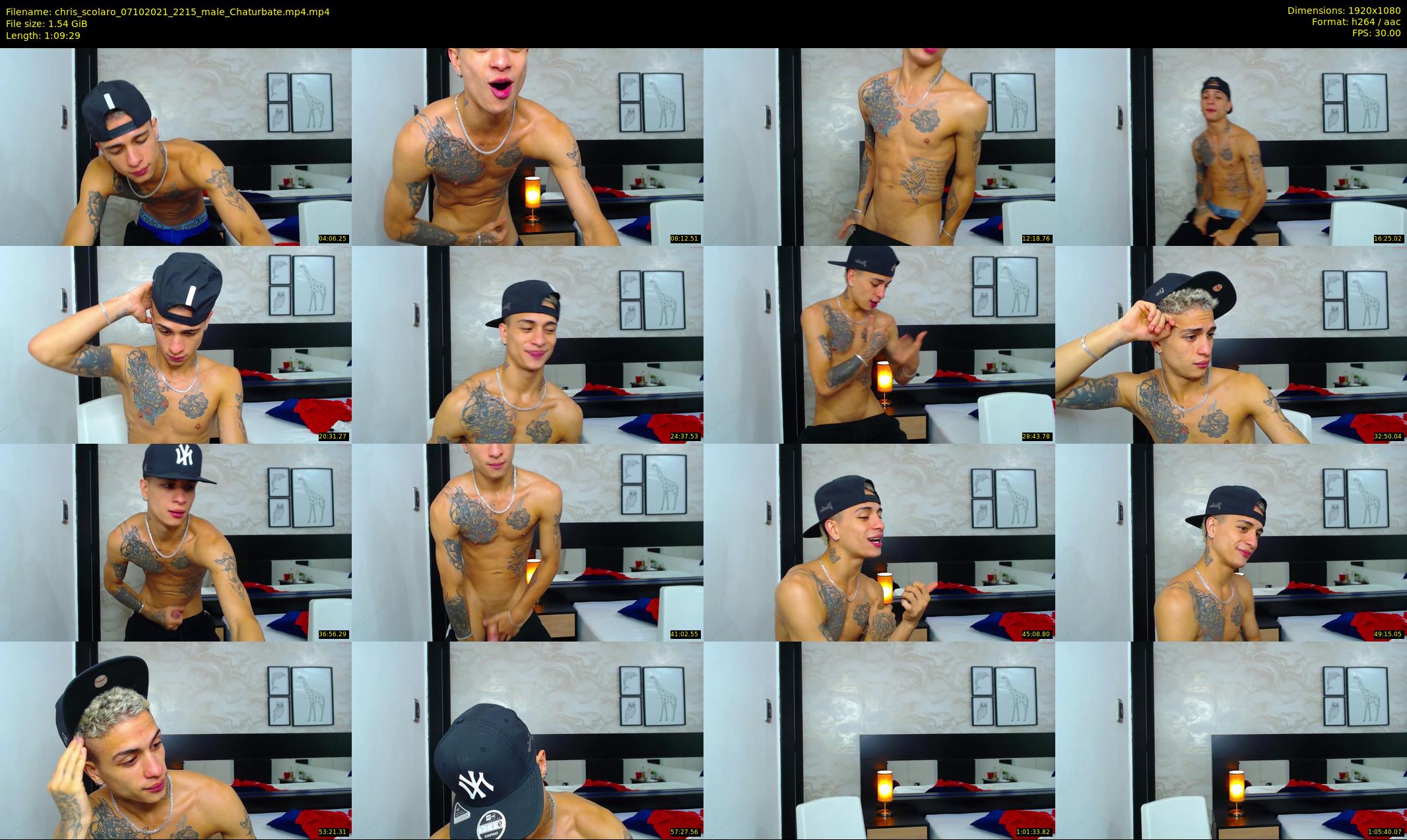 chris_scolaro — 70 minute Chaturbate male cam show recording, 1080p, Oct 7, 2021