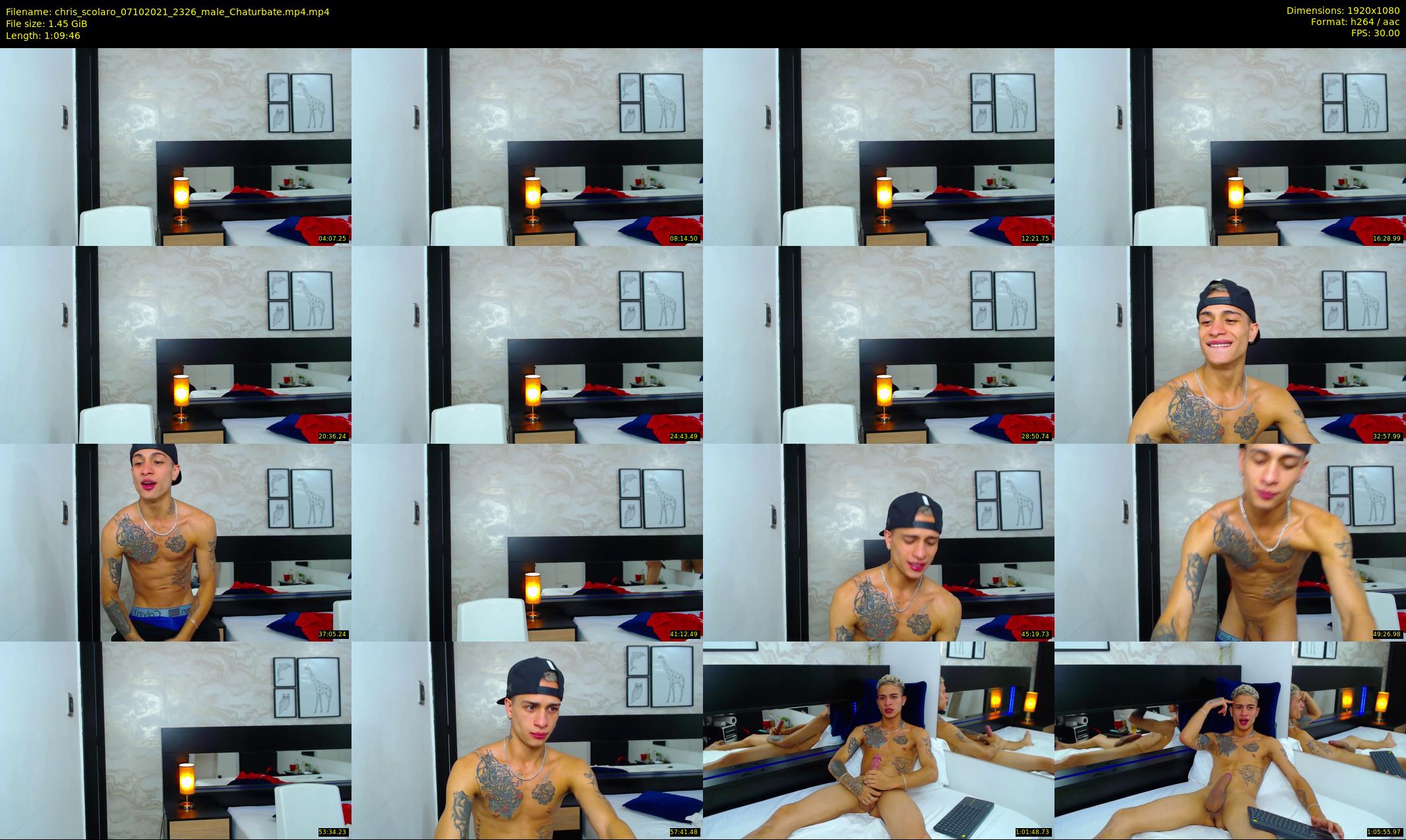 chris_scolaro — 70 minute Chaturbate male cam show recording, 1080p, Oct 7, 2021