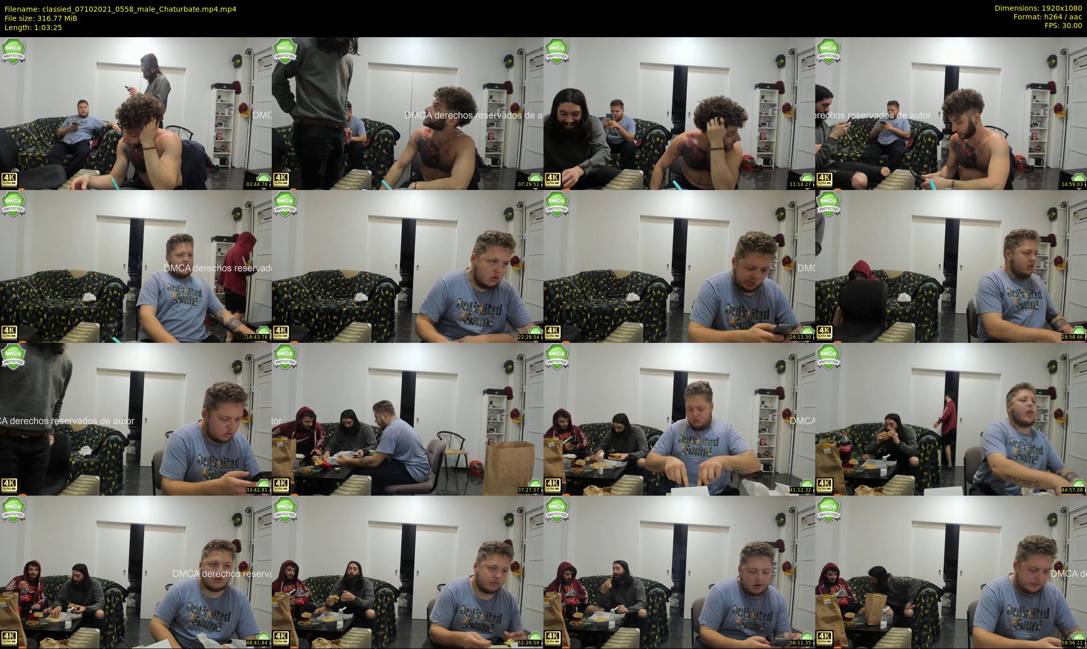 classied — 64 minute Chaturbate male cam show recording, 1080p, Oct 7, 2021