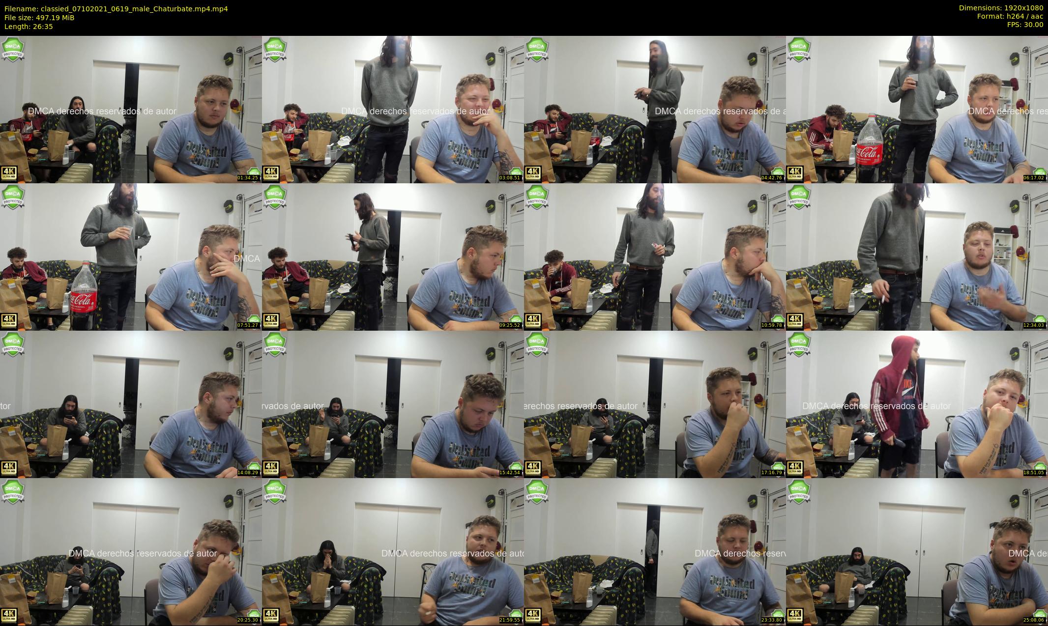 classied — 27 minute Chaturbate male cam show recording, 1080p, Oct 7, 2021