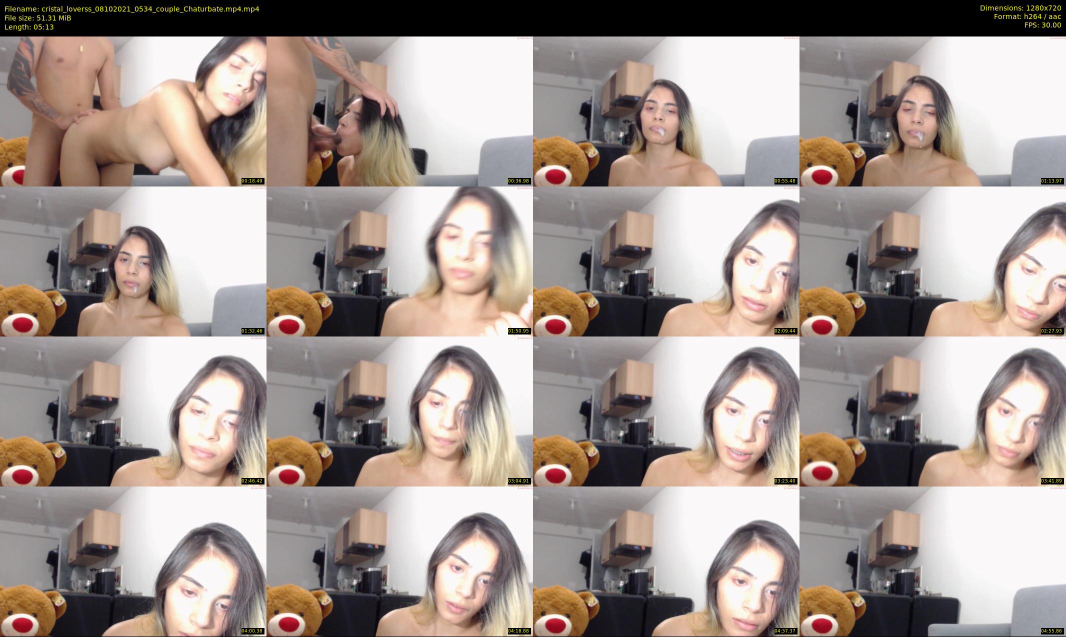 cristal_loverss — 6 minute Chaturbate couple cam show recording, 720p, Oct 8, 2021