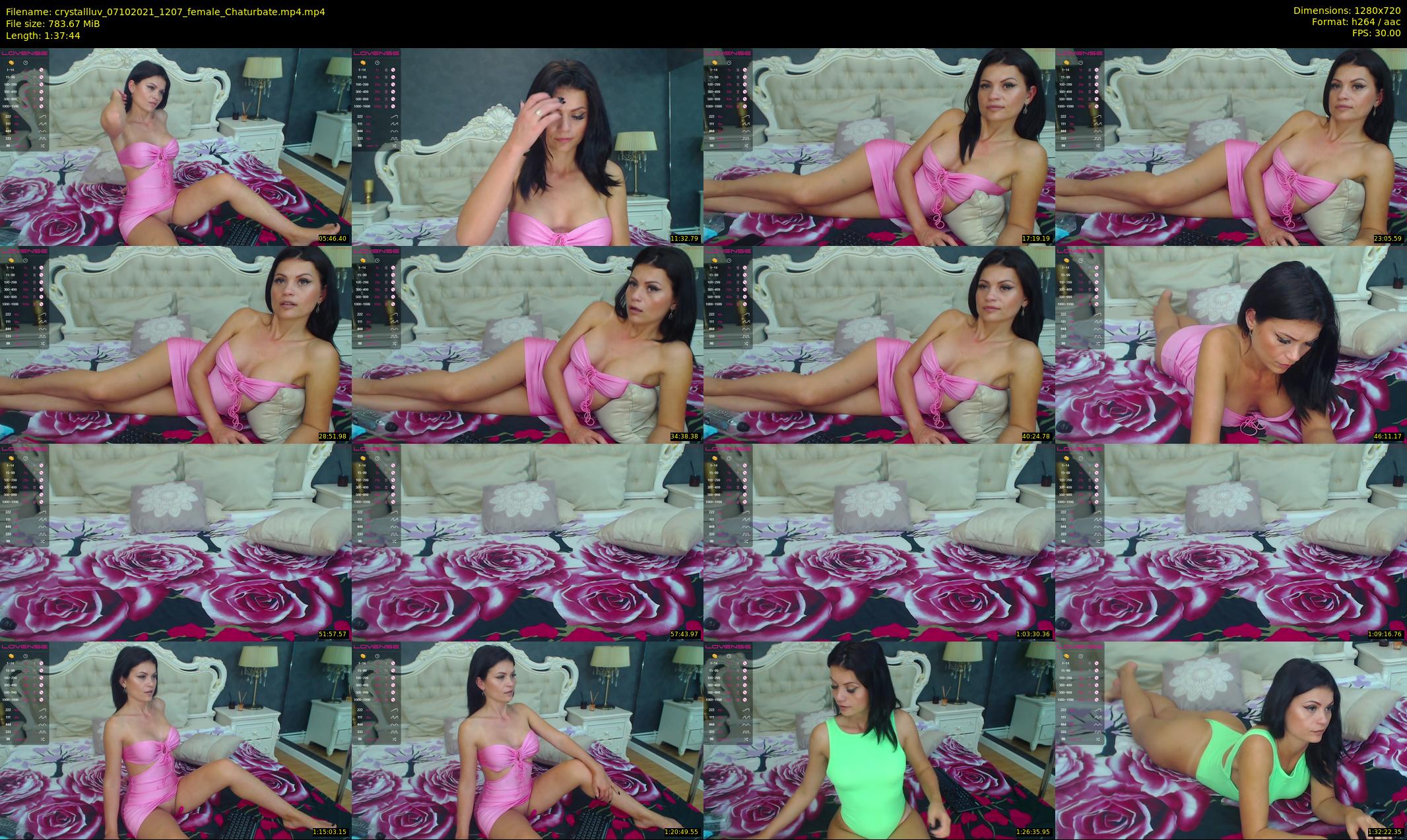 crystallluv — 98 minute Chaturbate female cam show recording, 720p, Oct 7, 2021