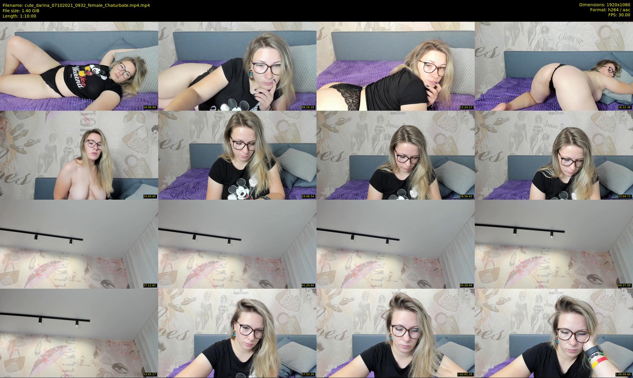 cute_darina — 70 minute Chaturbate female cam show recording, 1080p, Oct 7, 2021