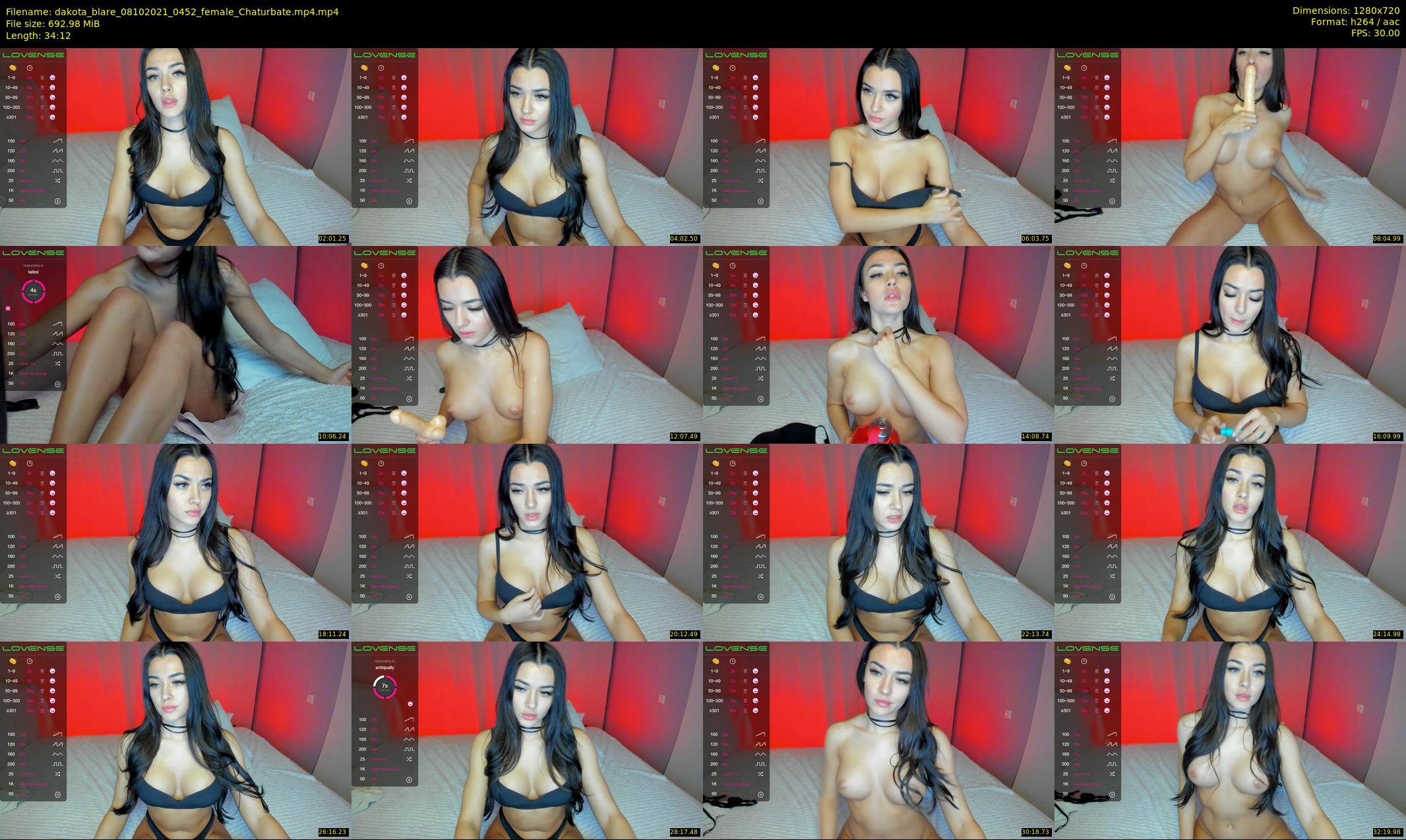 dakota_blare — 35 minute Chaturbate female cam show recording, 720p, Oct 8, 2021